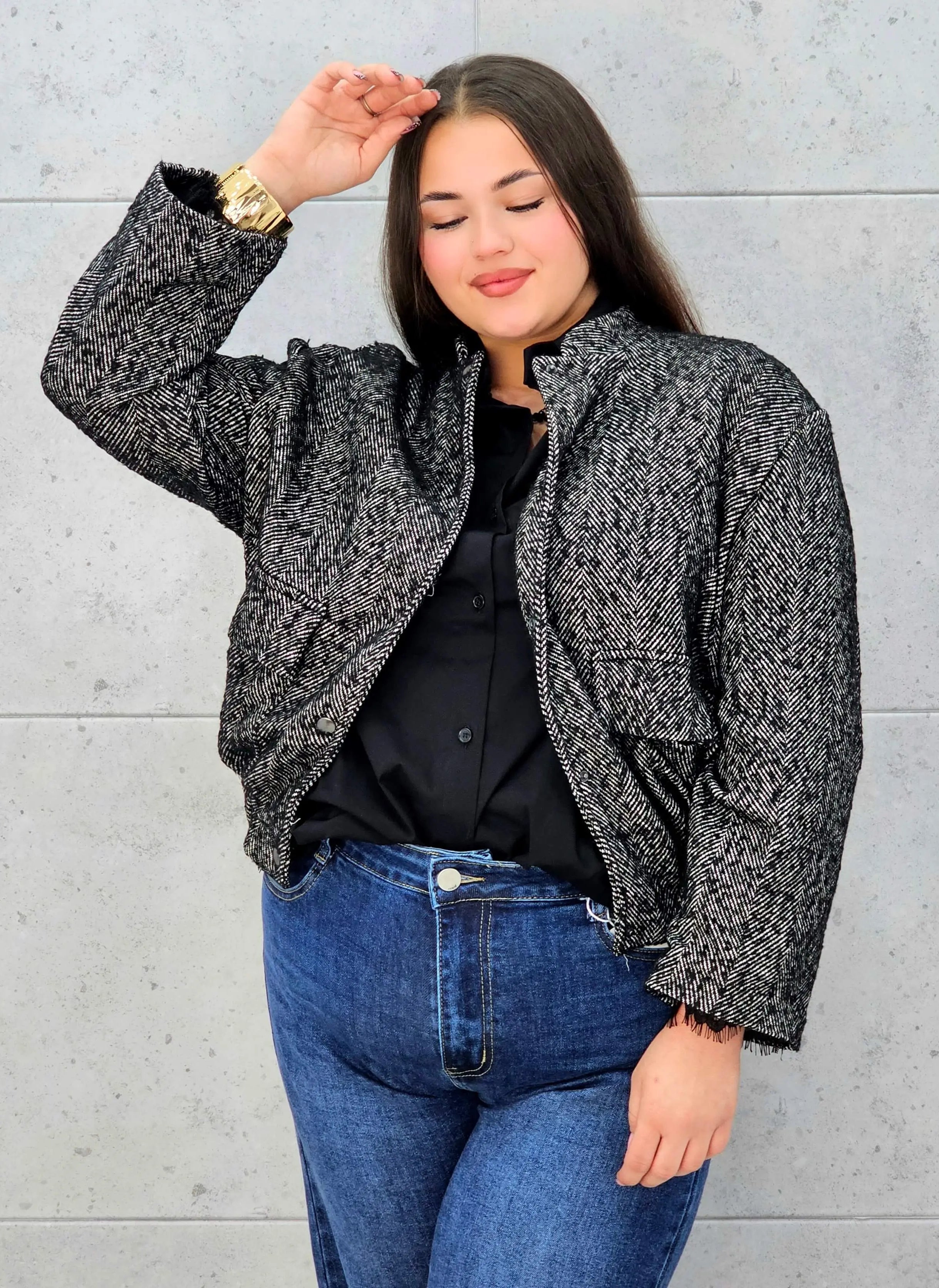 Bomberka plus size – modna i wygodna kurtka dla każdej kobiety Stylowa XL