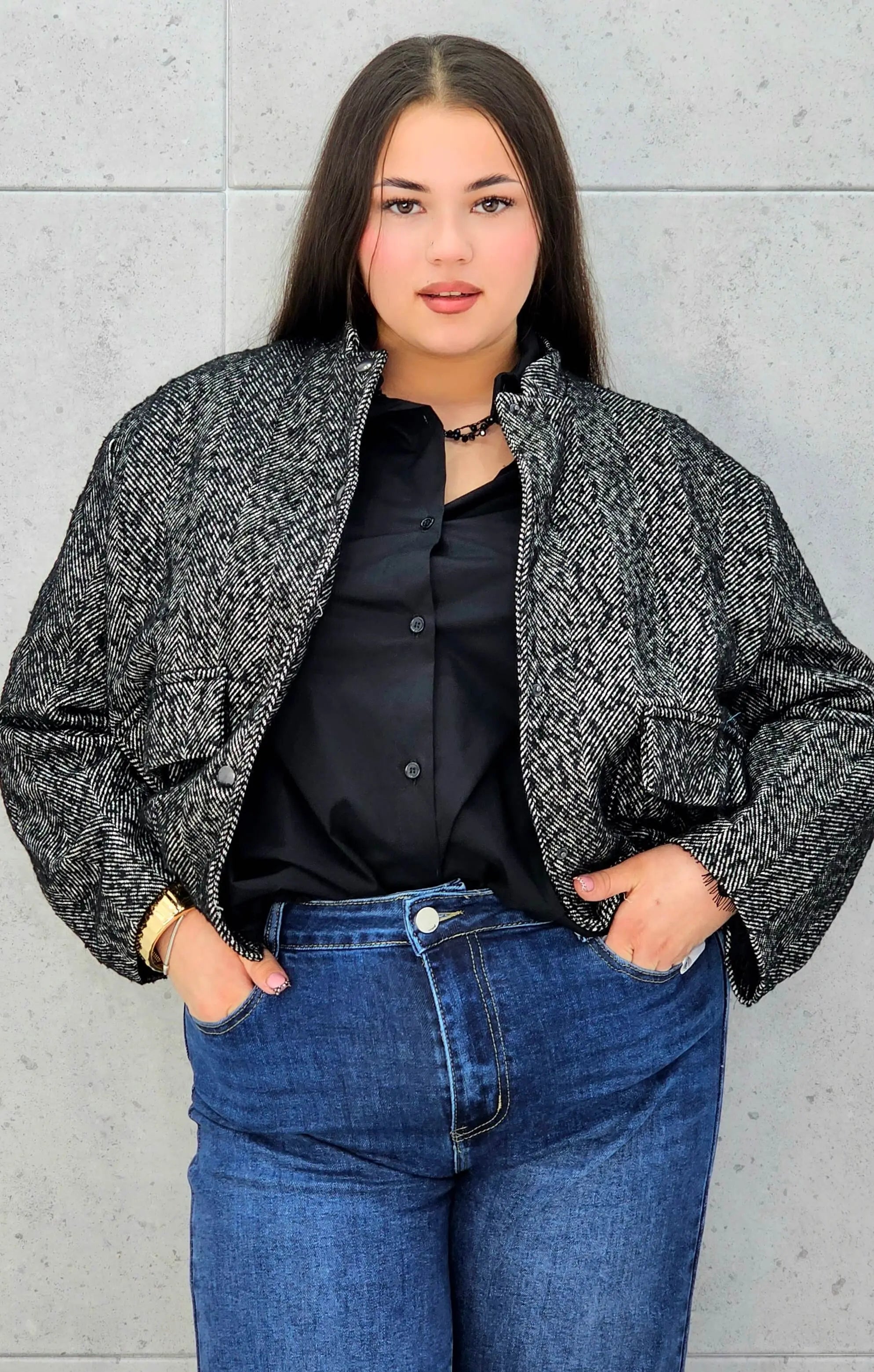 Bomberka plus size – modna i wygodna kurtka dla każdej kobiety Stylowa XL