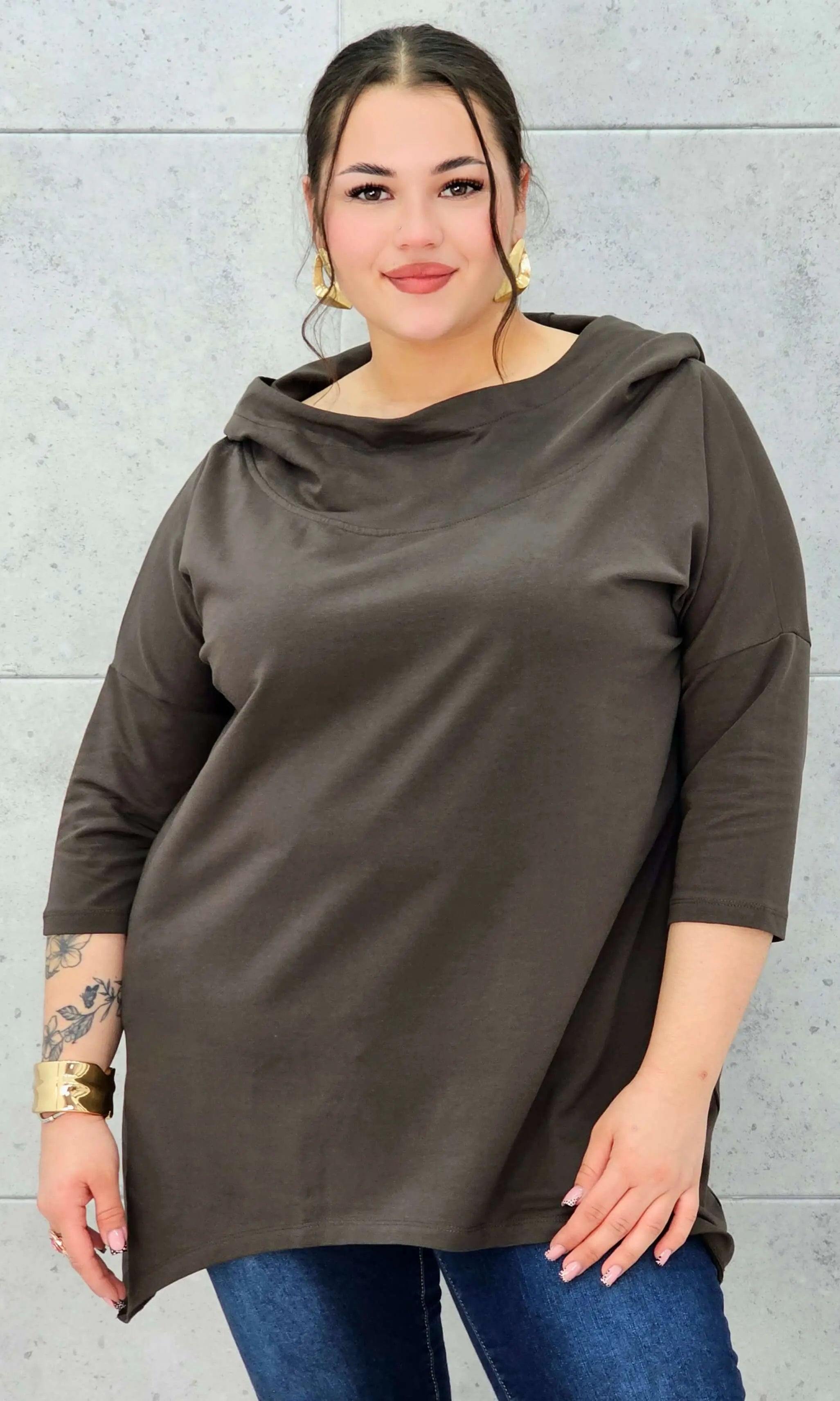 Codzienna Elegancja z Luzem Stylowa XL