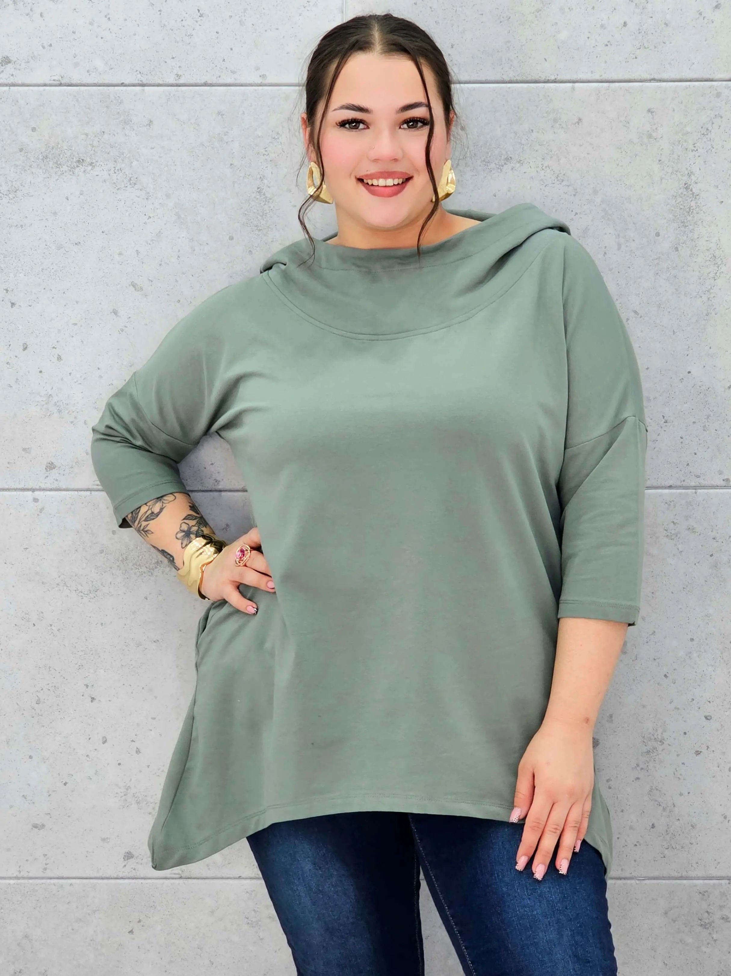 Codzienna Elegancja z Luzem Stylowa XL