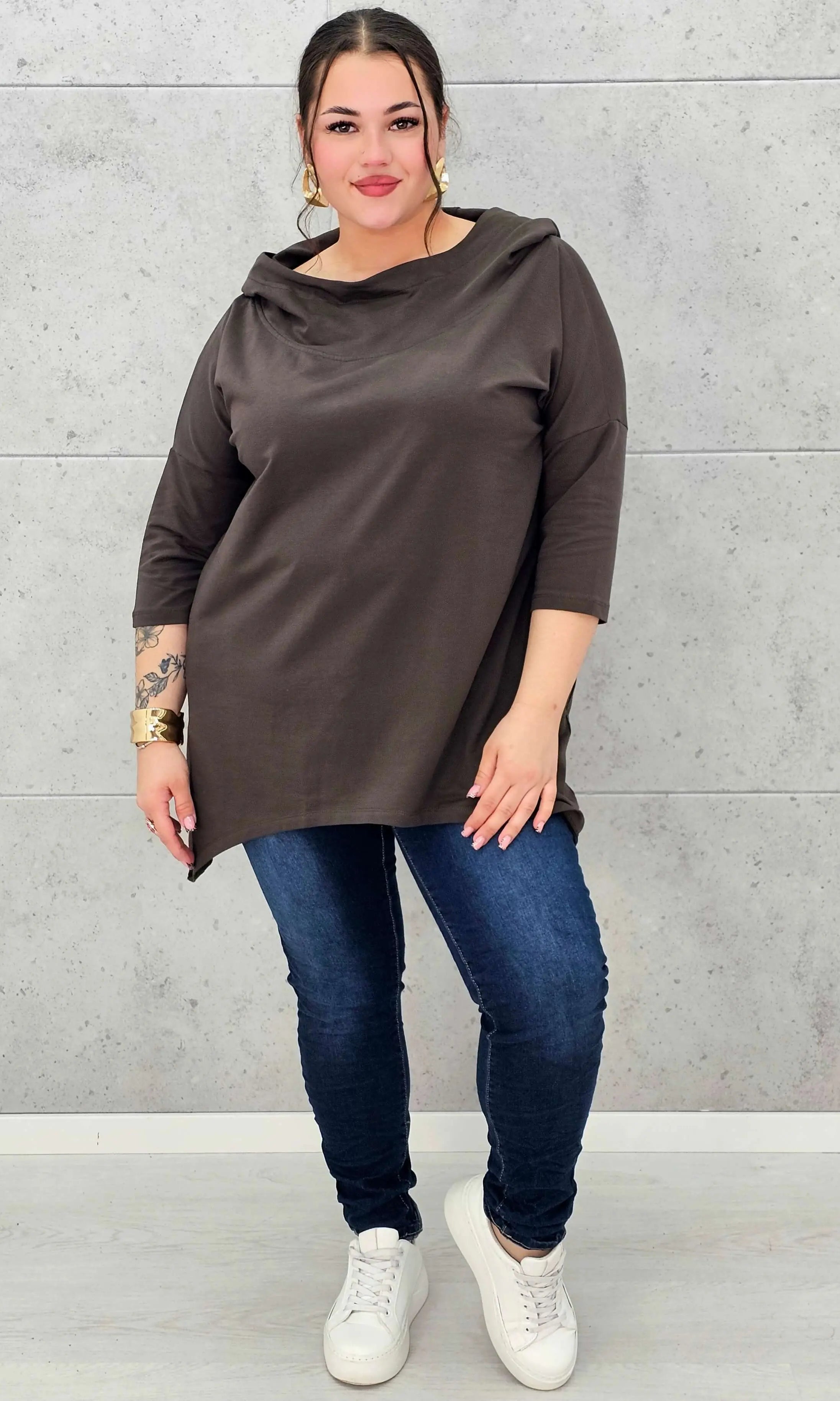 Codzienna Elegancja z Luzem Stylowa XL