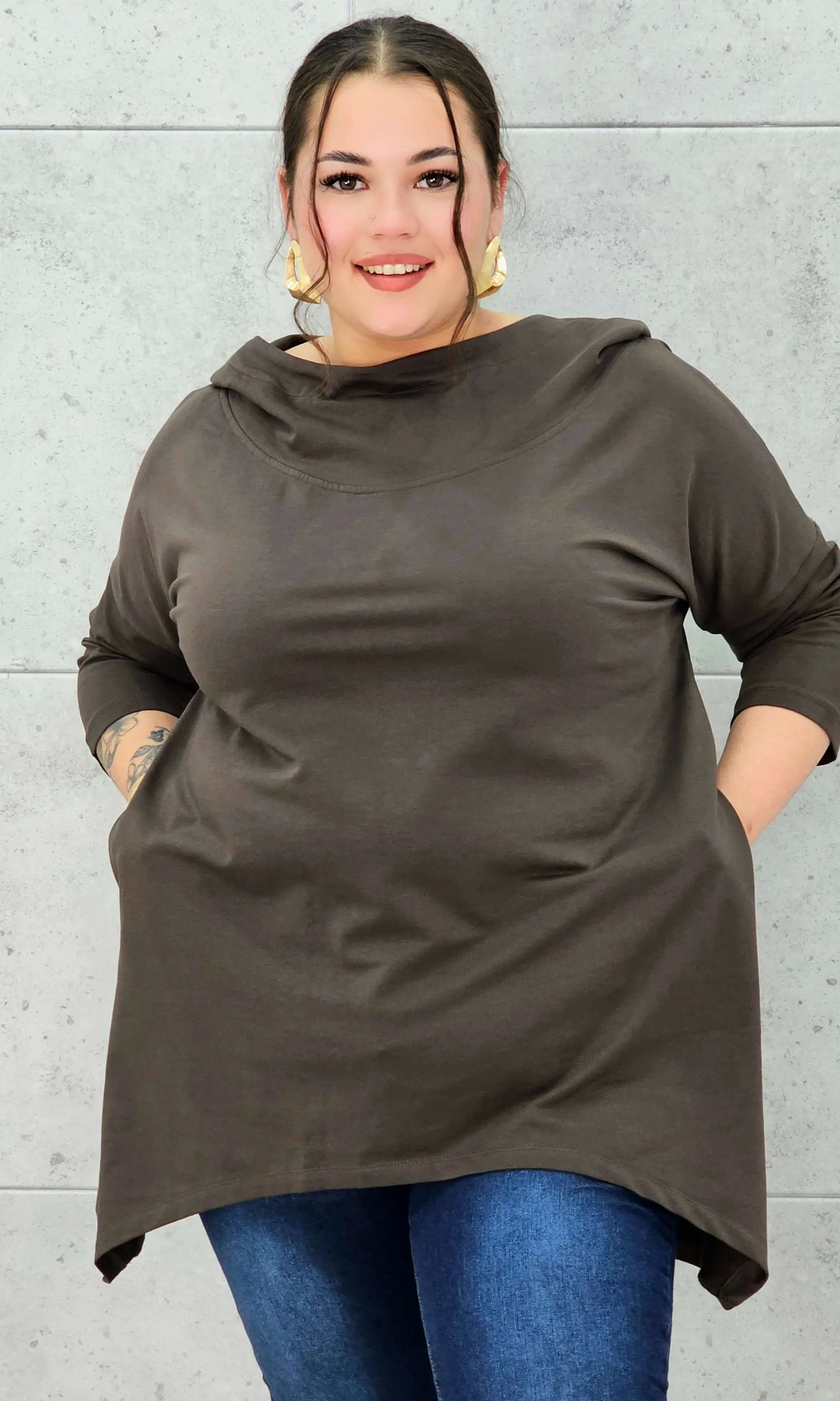 Codzienna Elegancja z Luzem Stylowa XL