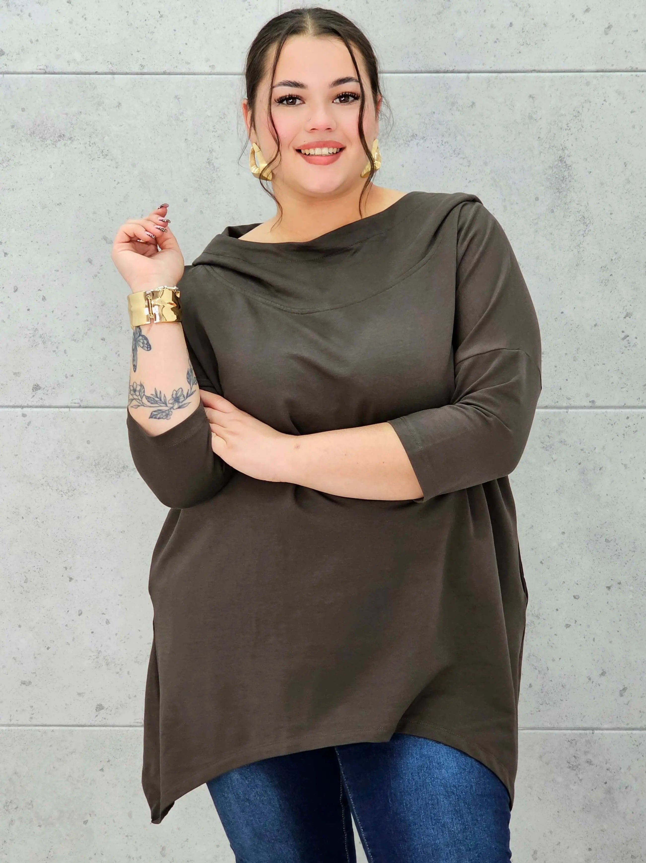 Codzienna Elegancja z Luzem Stylowa XL