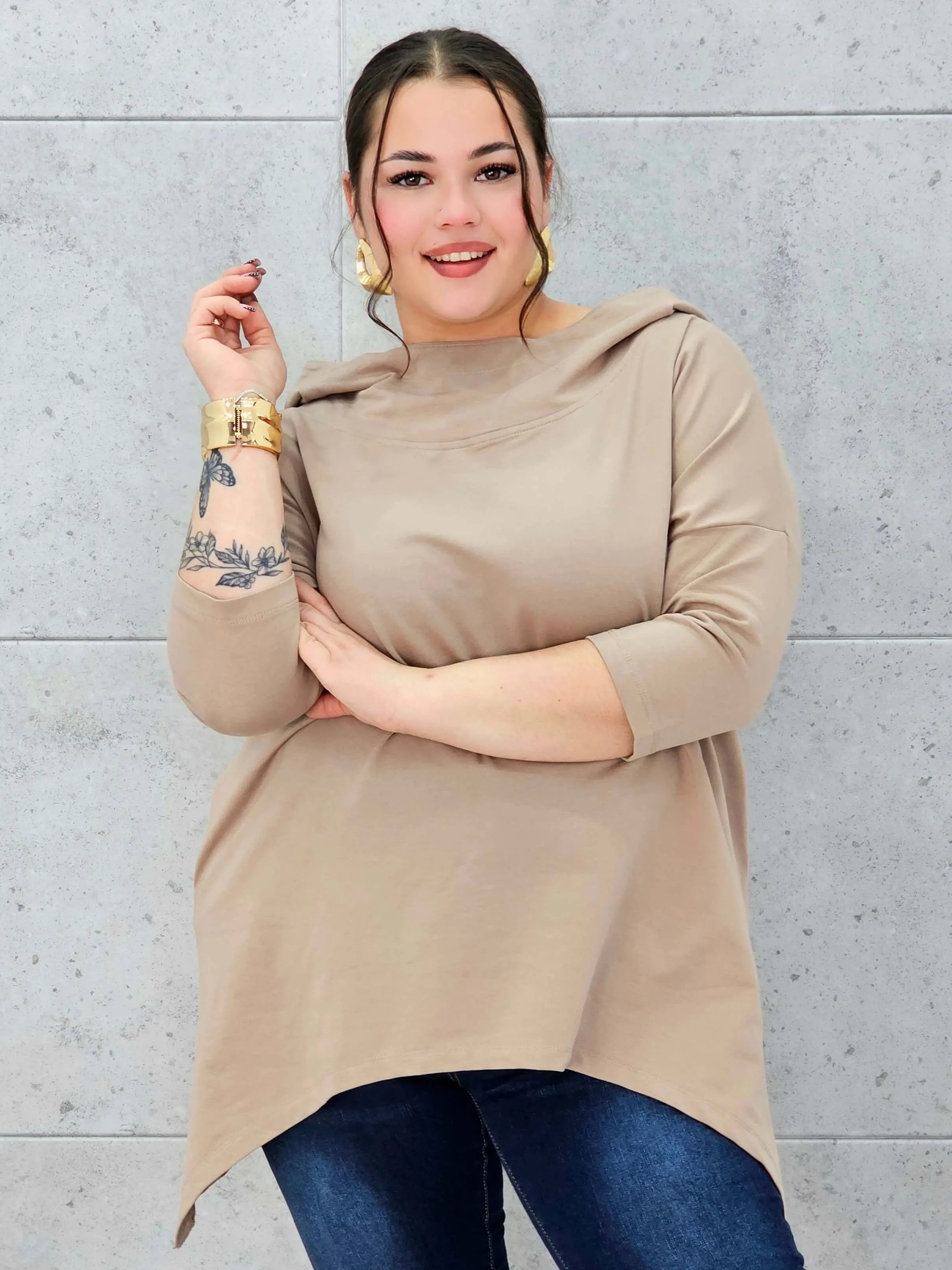 Codzienna Elegancja z Luzem Stylowa XL