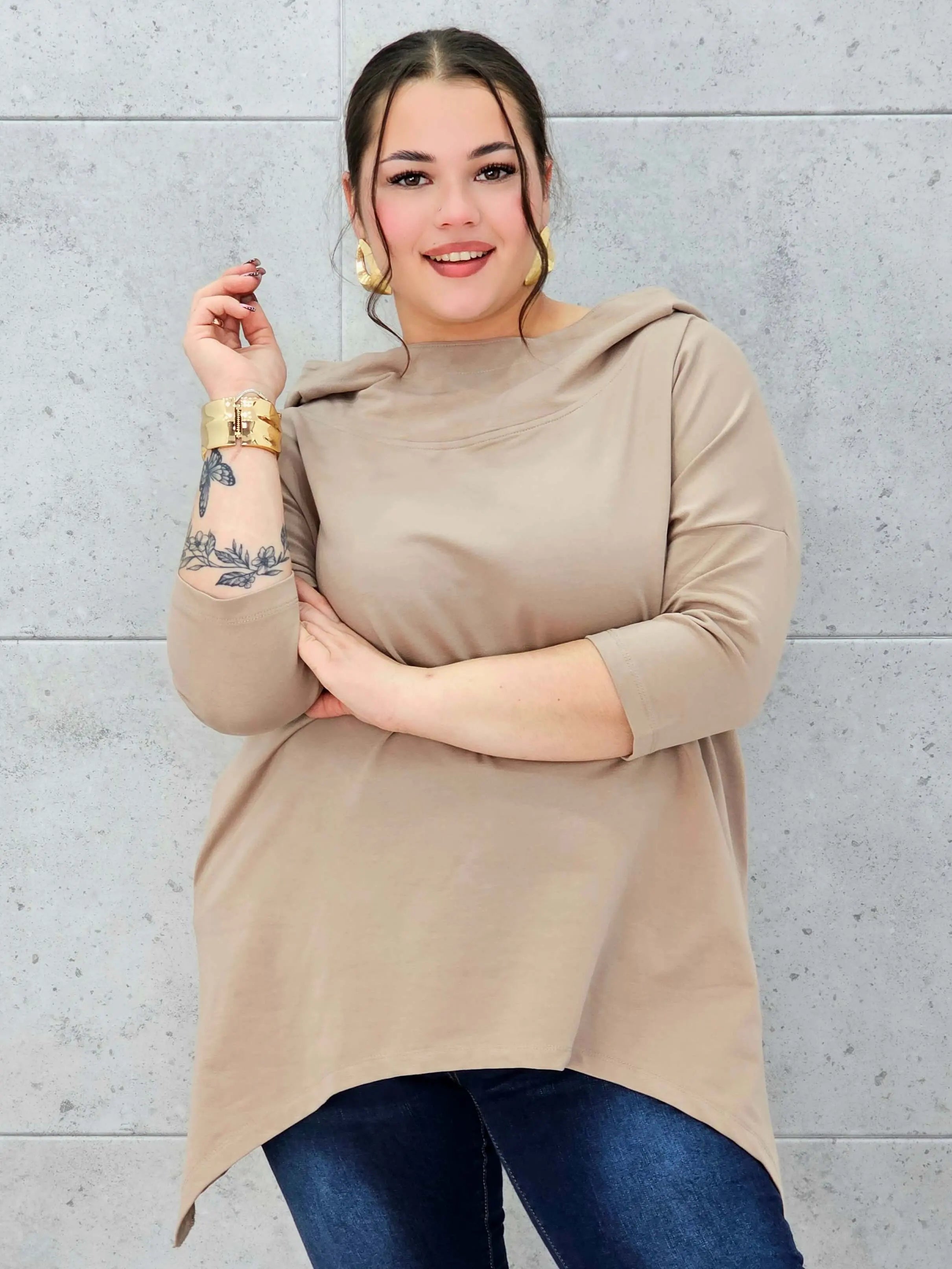 Codzienna Elegancja z Luzem Stylowa XL