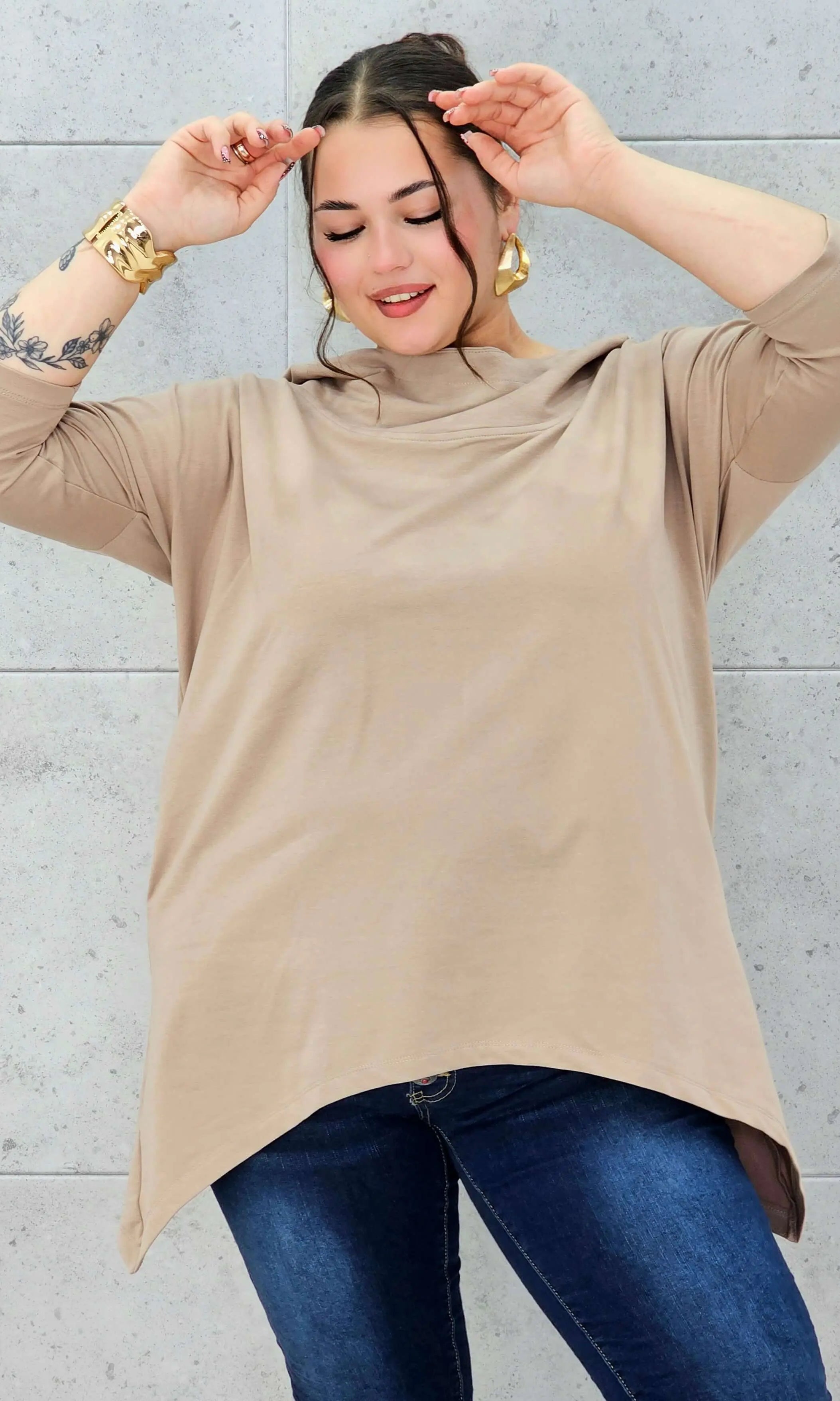 Codzienna Elegancja z Luzem Stylowa XL