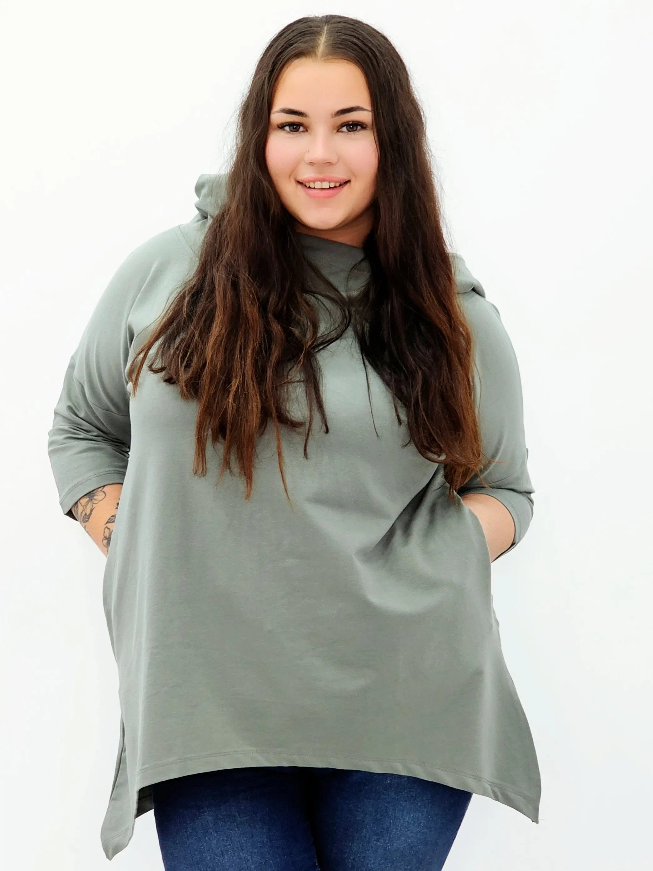 Codzienna Elegancja z Luzem Stylowa XL