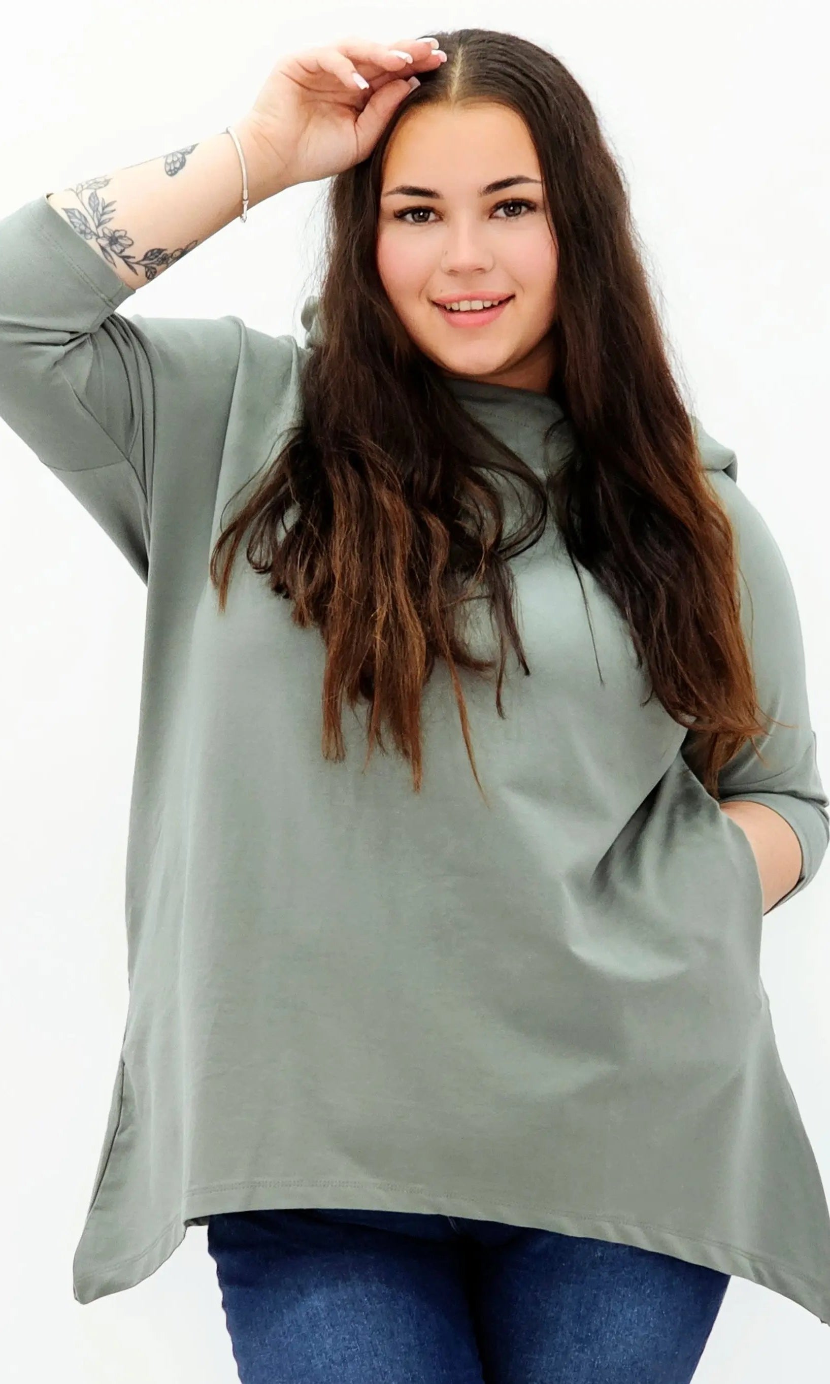 Codzienna Elegancja z Luzem Stylowa XL