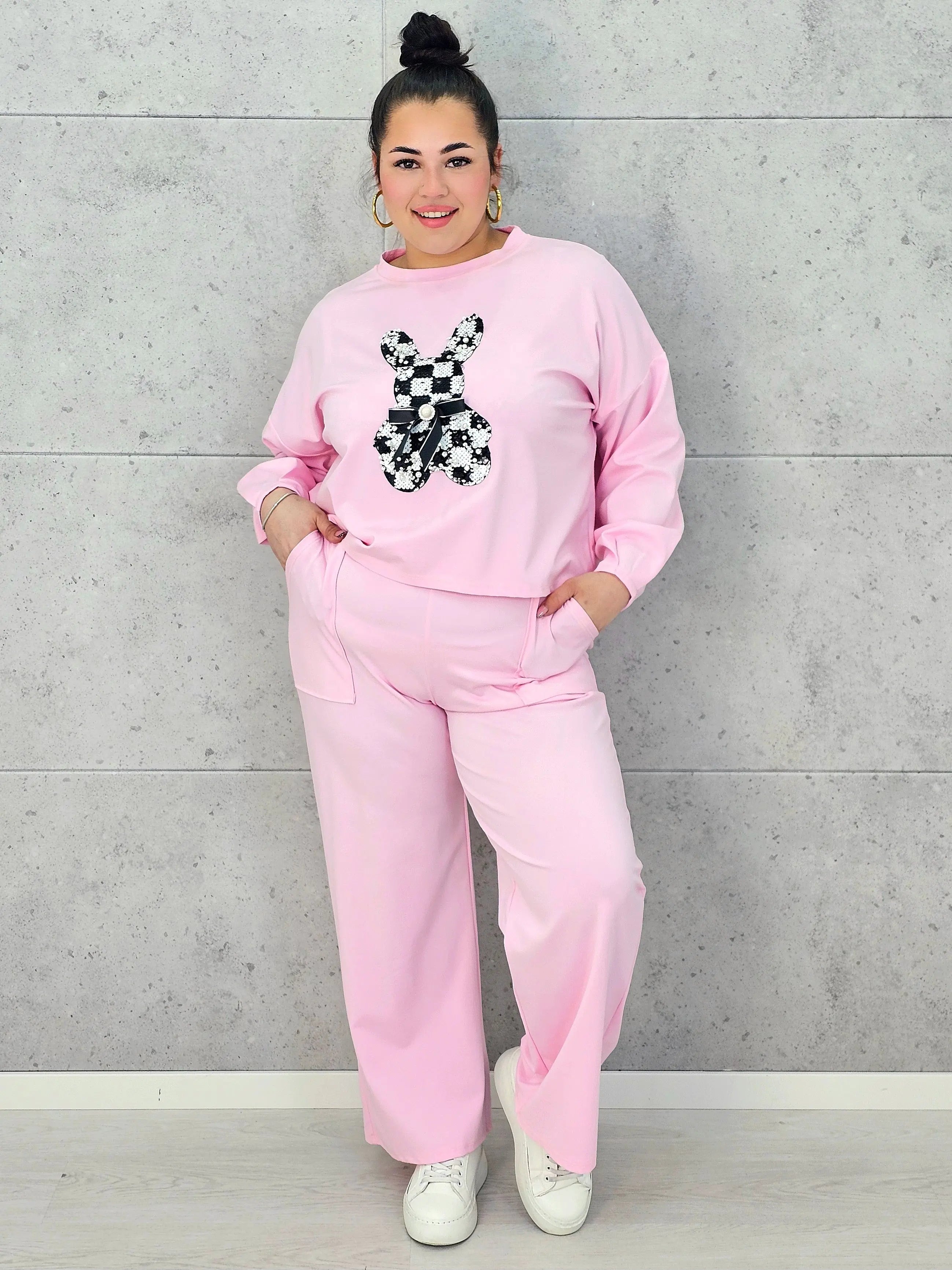 Dres plus size – dwuczęściowy komplet dla kobiet XXL Stylowa XL