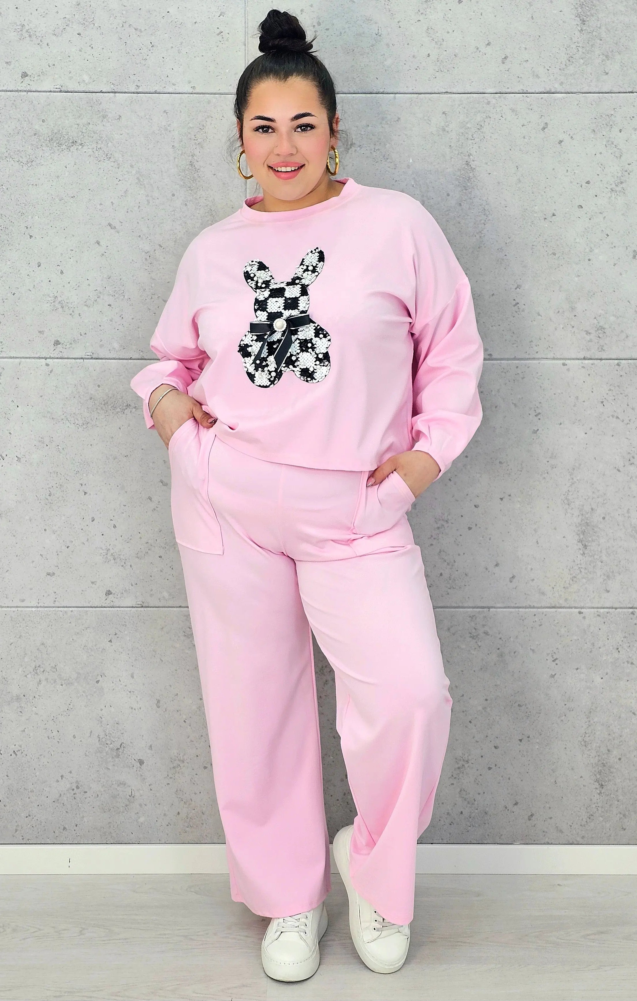 Dres plus size – dwuczęściowy komplet dla kobiet XXL Stylowa XL