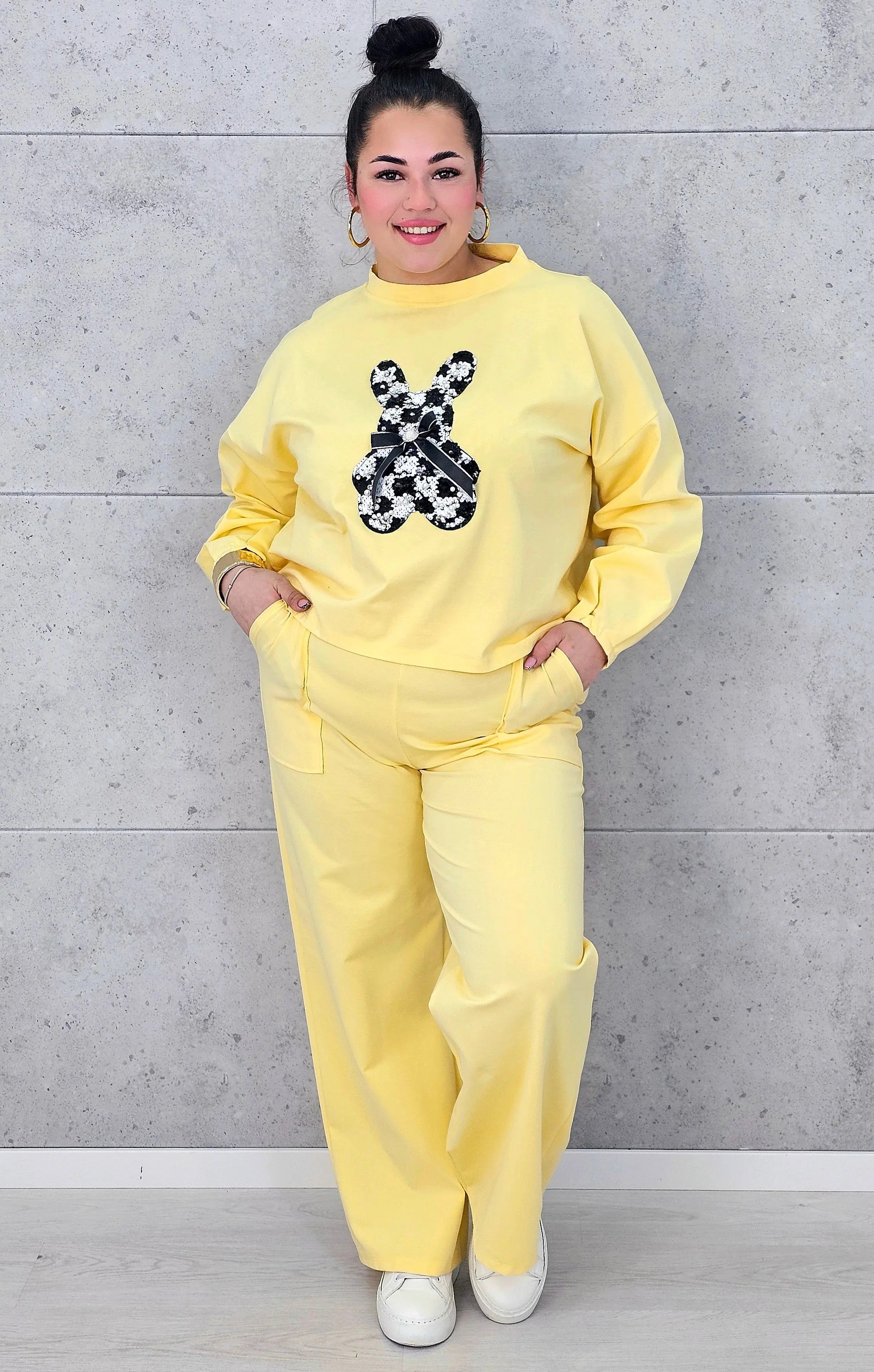 Dres plus size – dwuczęściowy komplet dla kobiet XXL Stylowa XL