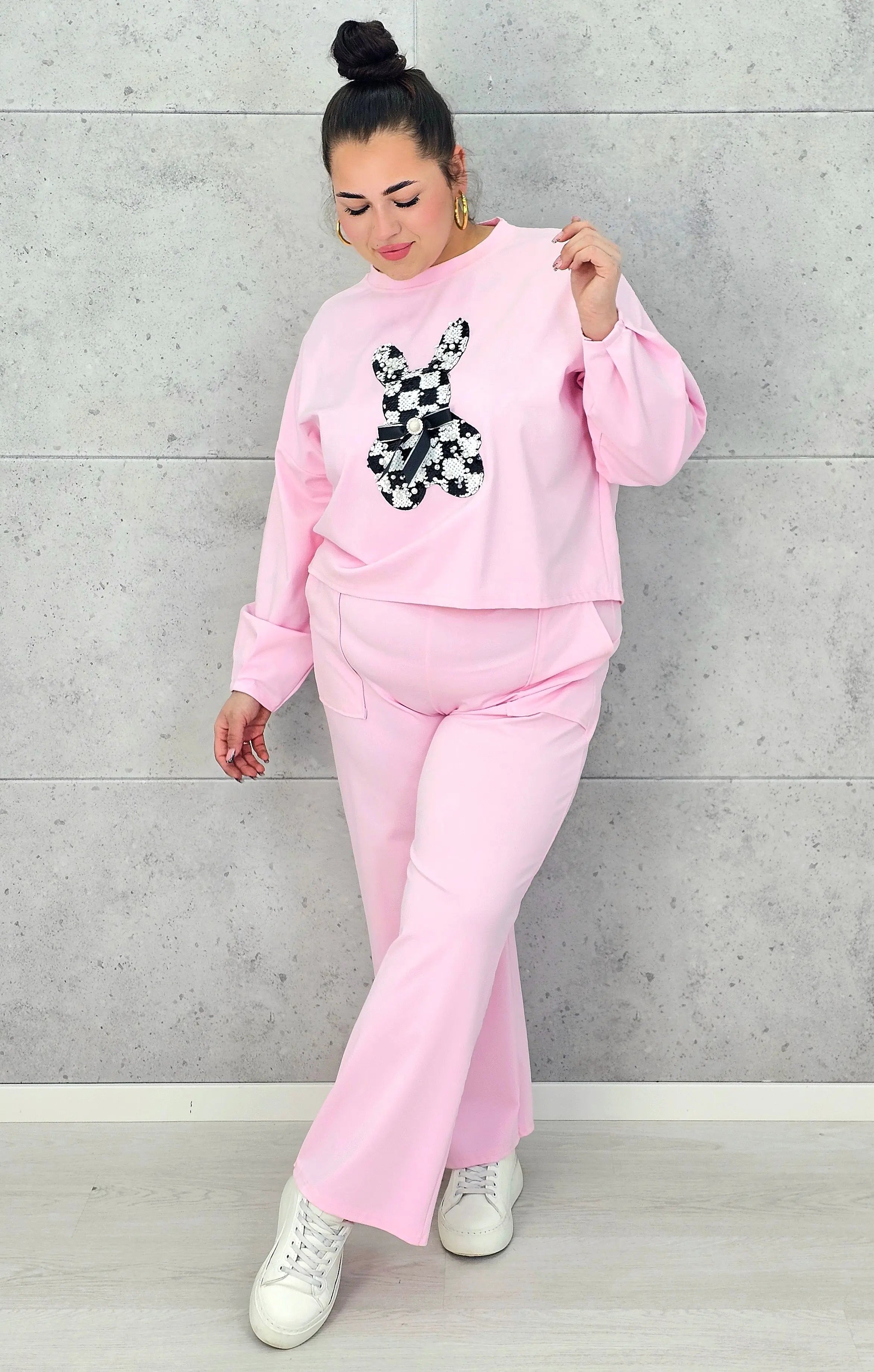 Dres plus size – dwuczęściowy komplet dla kobiet XXL Stylowa XL