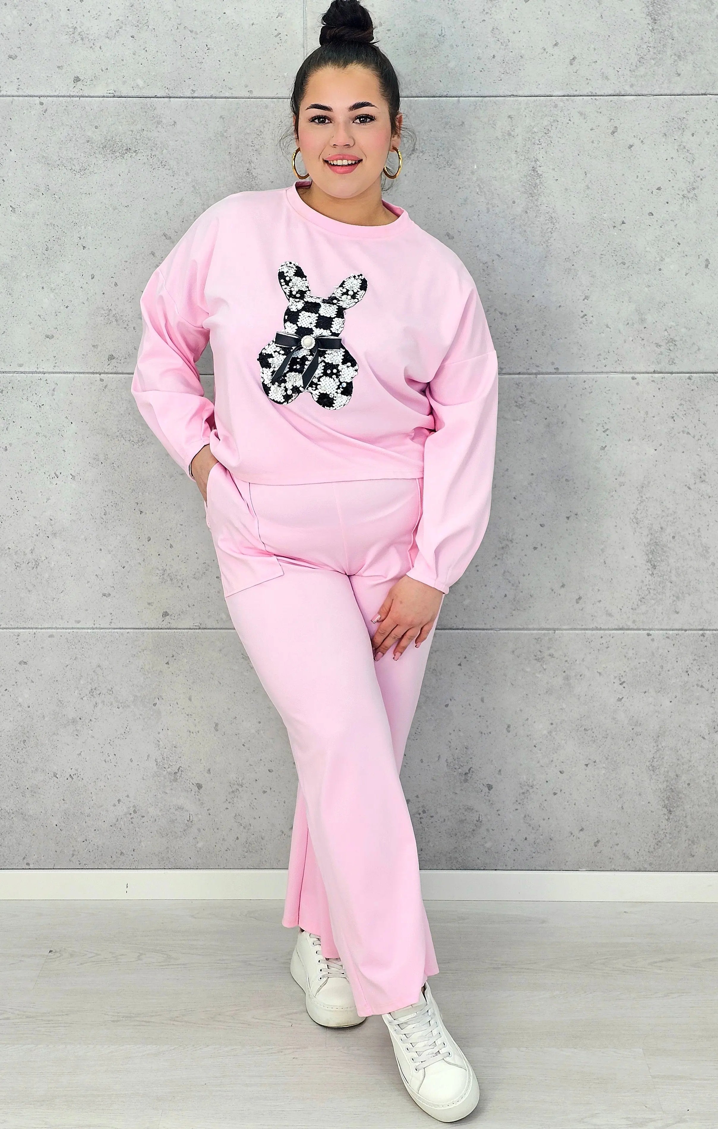Dres plus size – dwuczęściowy komplet dla kobiet XXL Stylowa XL