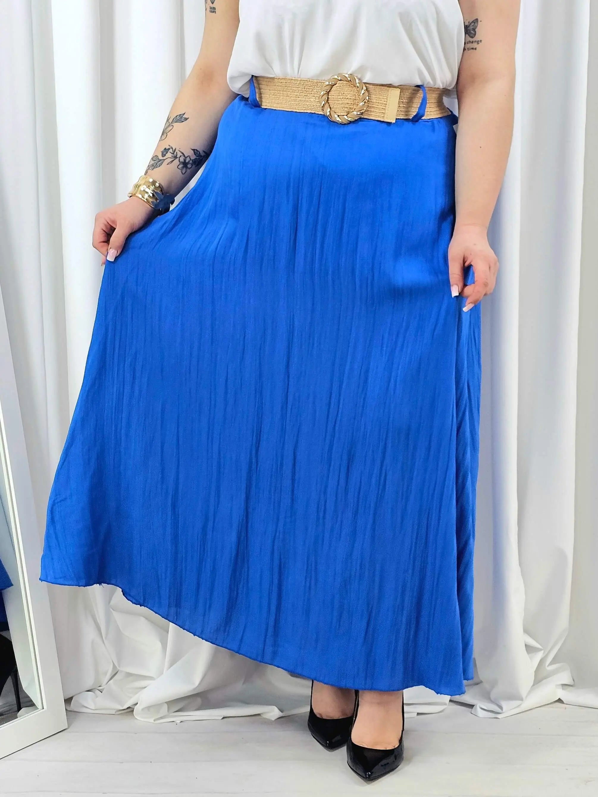 Elegancka i wygodna spódnica midi- kilka kolorów Stylowa XL