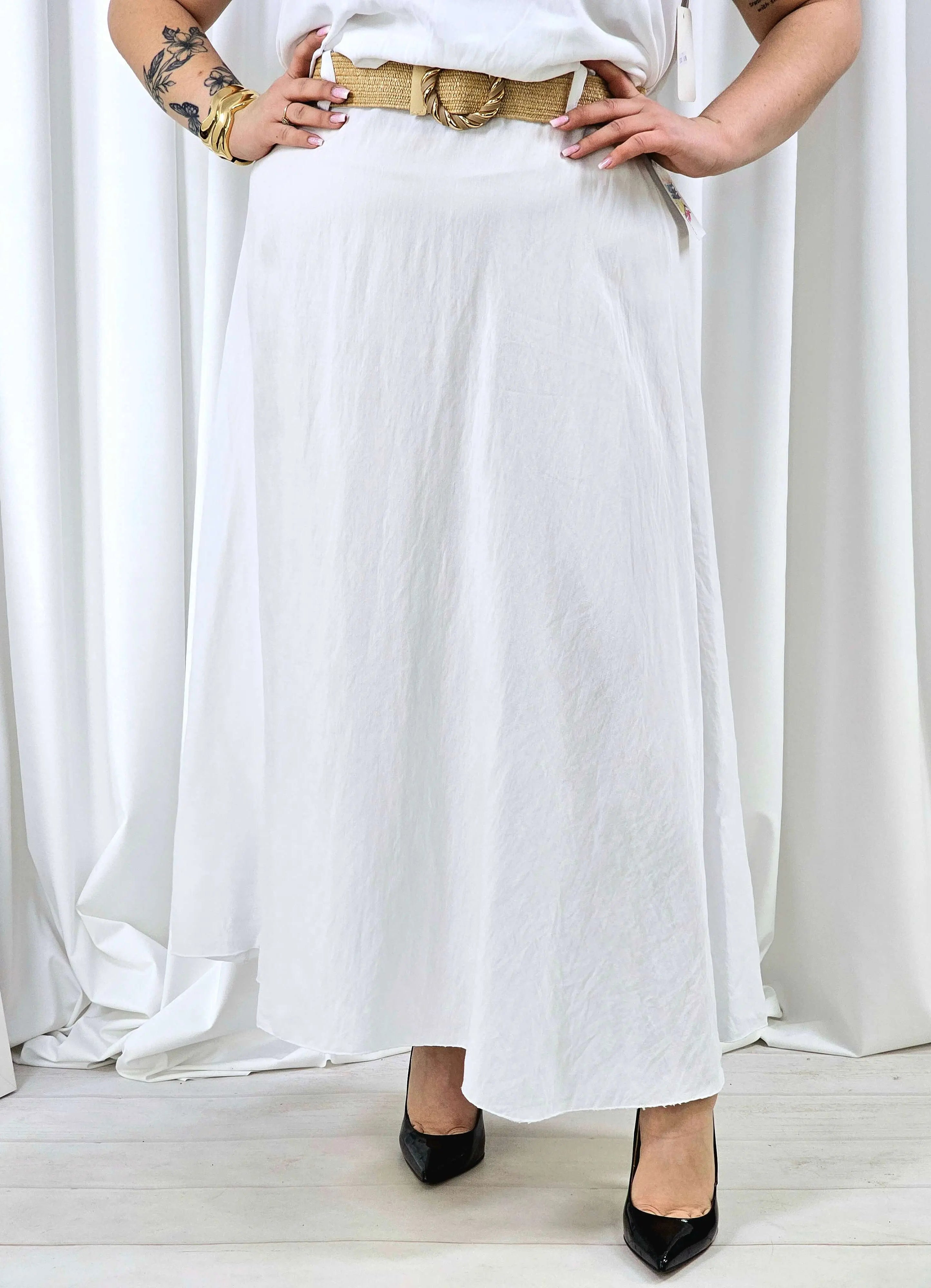 Elegancka i wygodna spódnica midi- kilka kolorów Stylowa XL