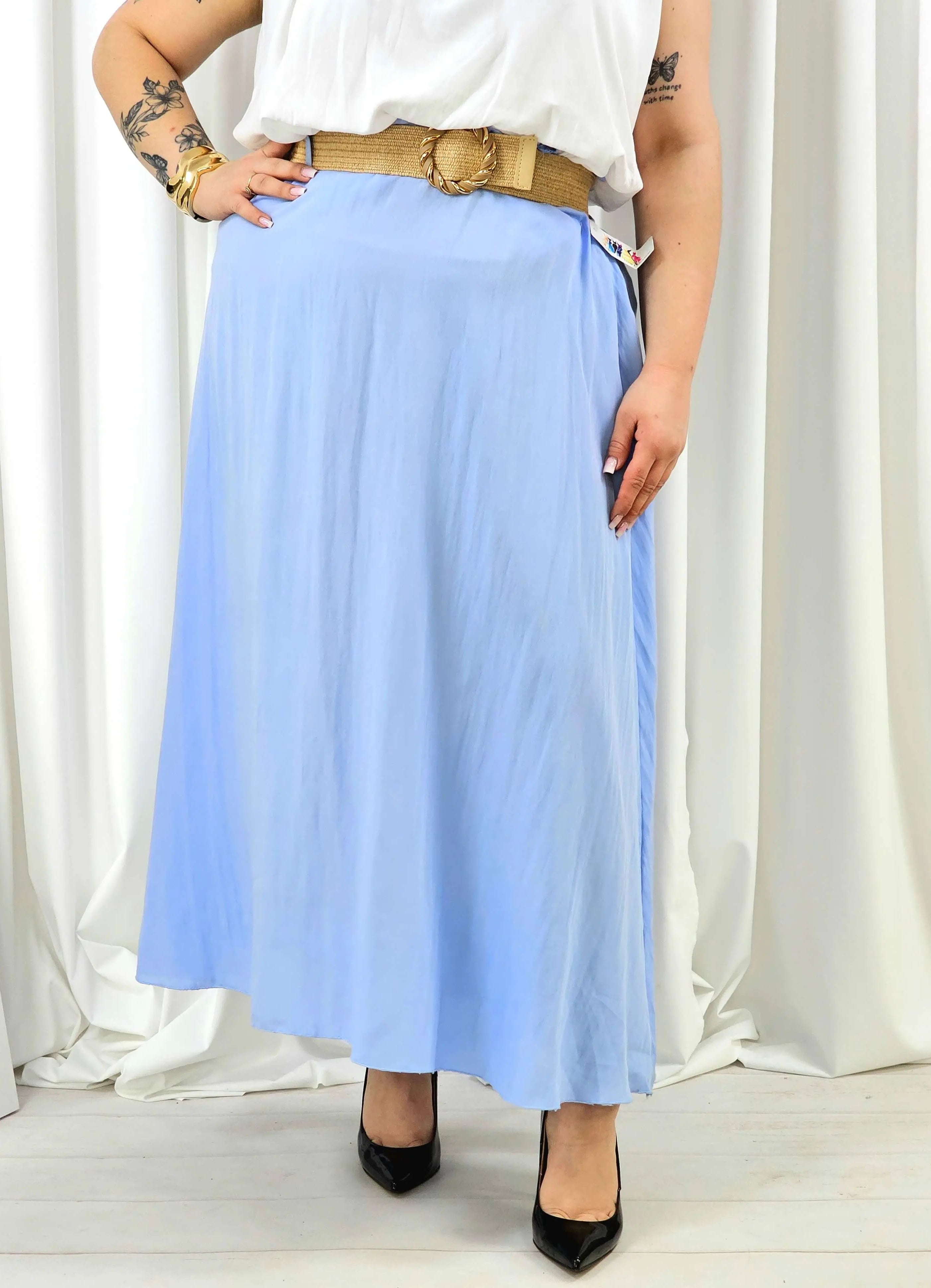 Elegancka i wygodna spódnica midi- kilka kolorów Stylowa XL