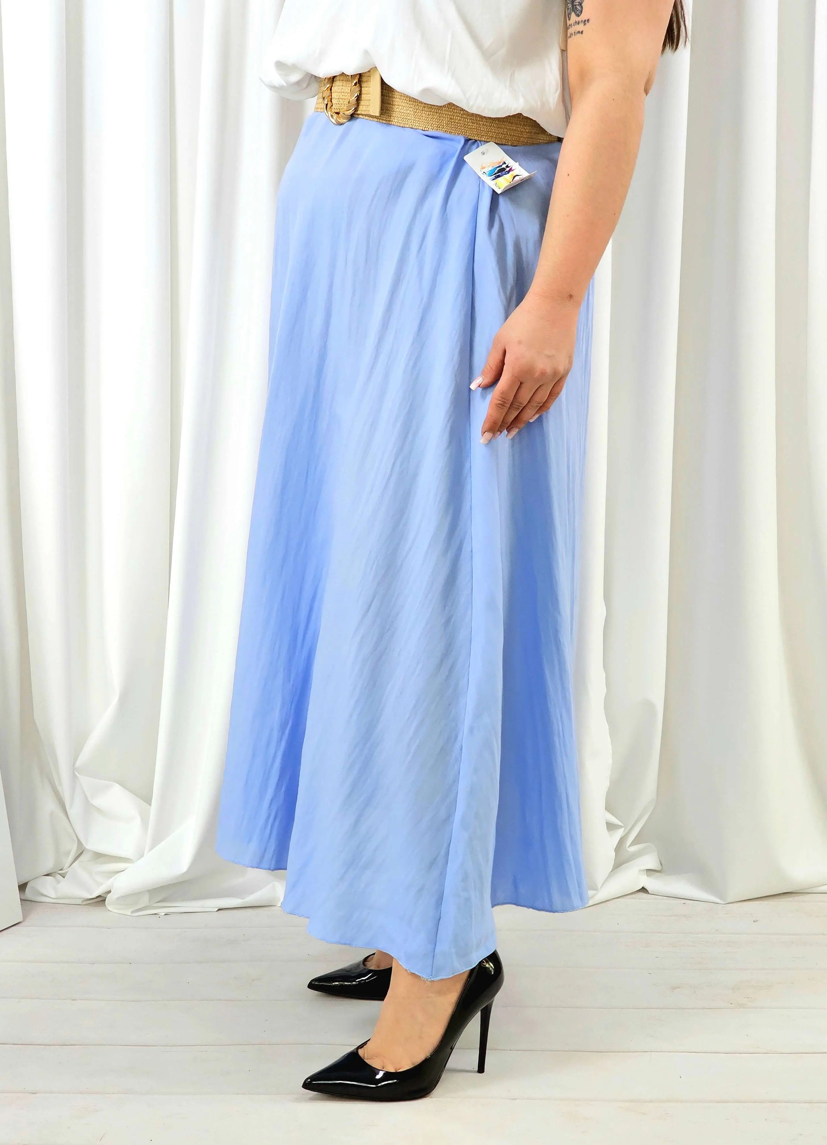 Elegancka i wygodna spódnica midi- kilka kolorów Stylowa XL
