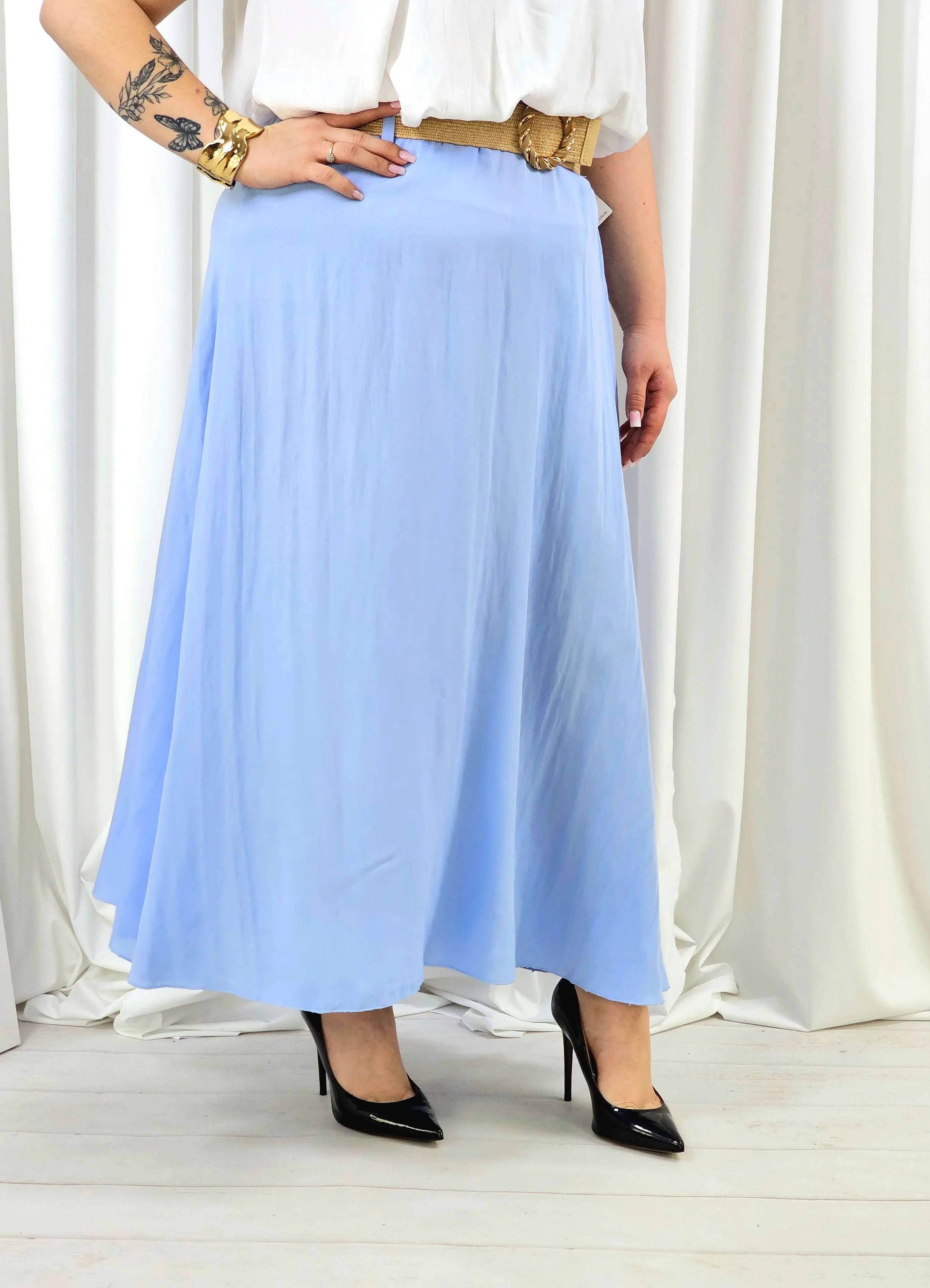 Elegancka i wygodna spódnica midi- kilka kolorów Stylowa XL