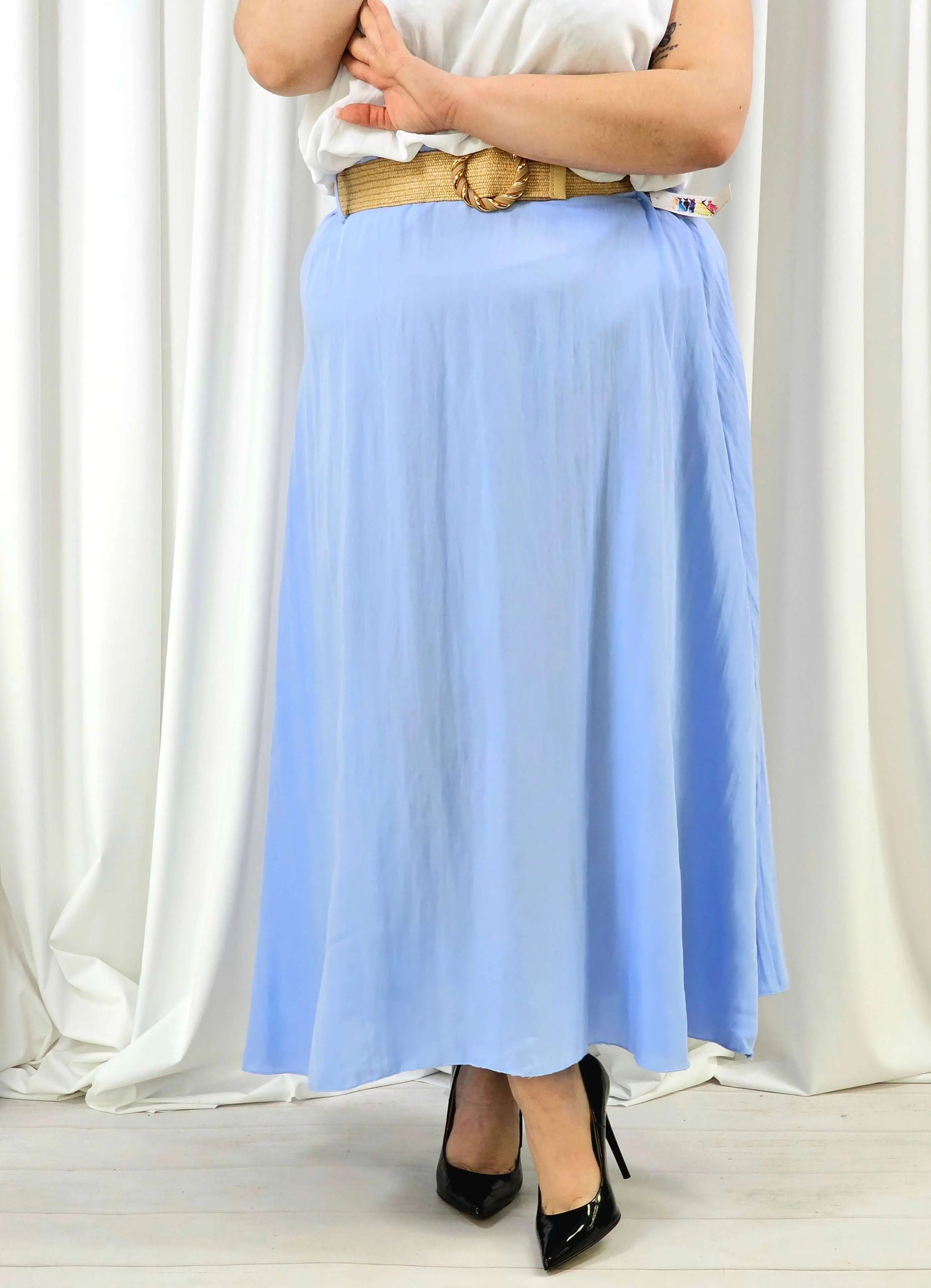 Elegancka i wygodna spódnica midi- kilka kolorów Stylowa XL