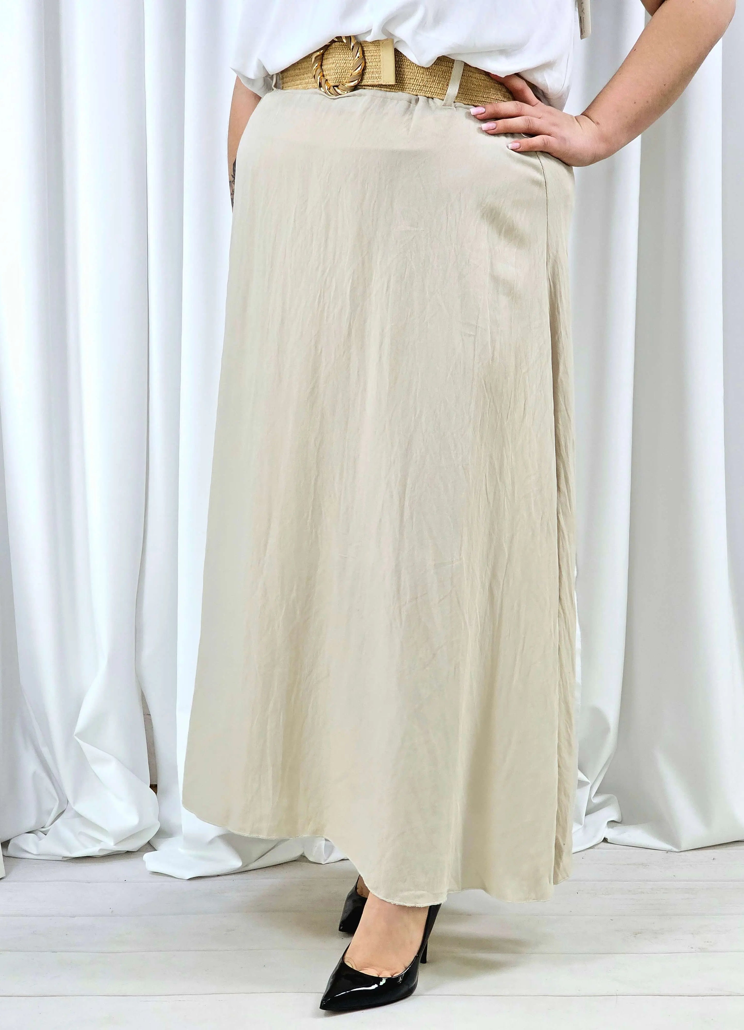 Elegancka i wygodna spódnica midi- kilka kolorów Stylowa XL