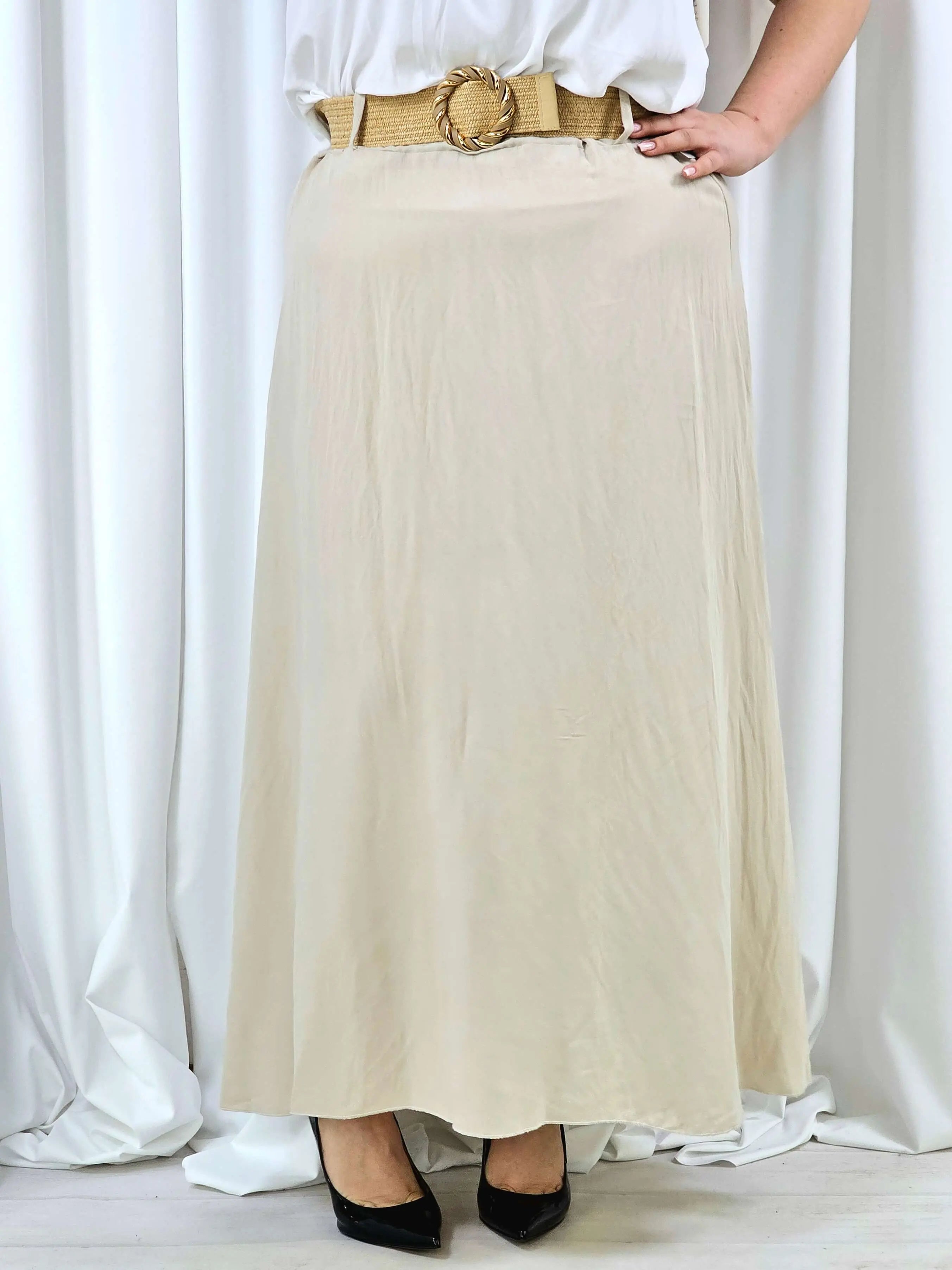 Elegancka i wygodna spódnica midi- kilka kolorów Stylowa XL