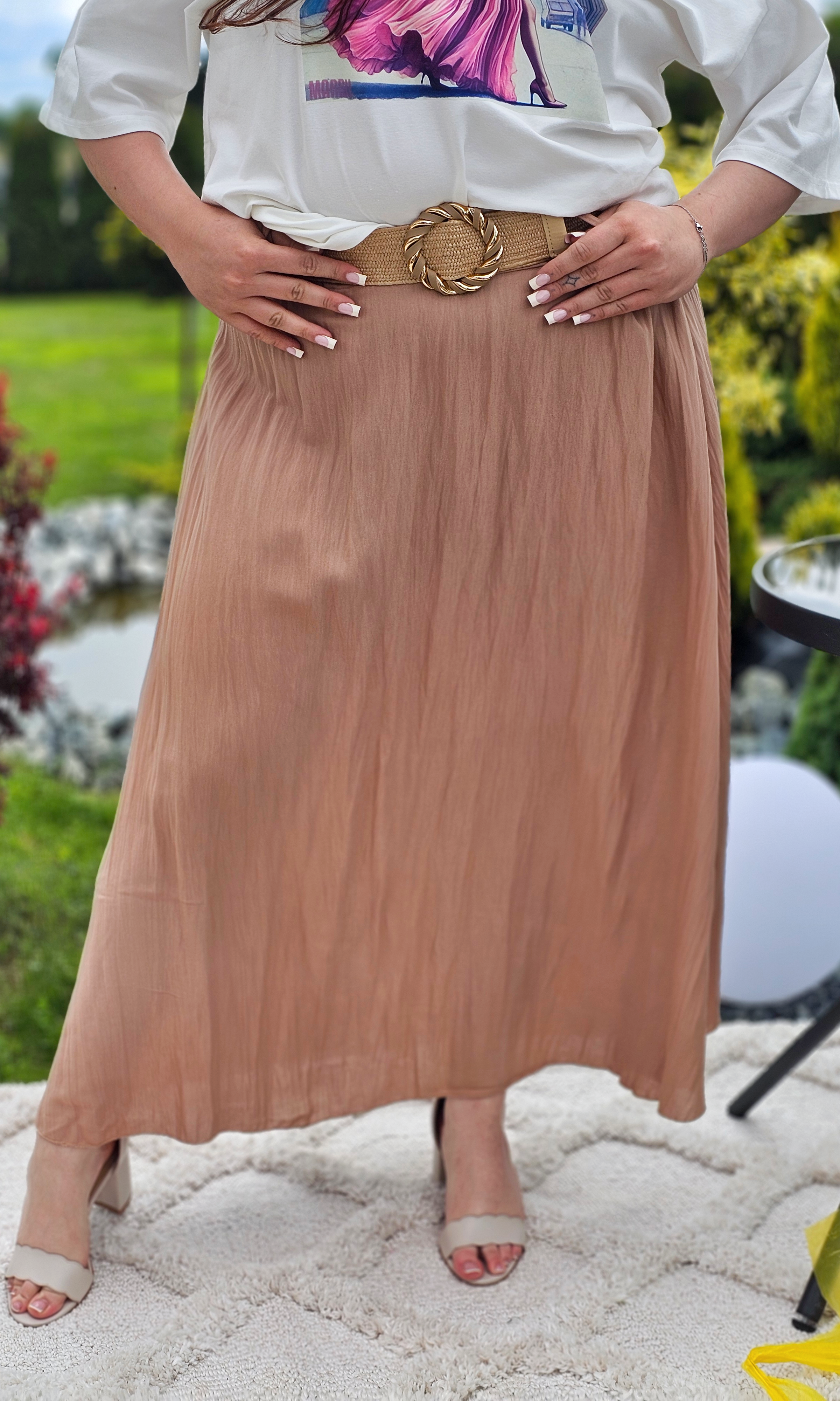 Elegancka i wygodna spódnica midi- kilka kolorów Stylowa XL