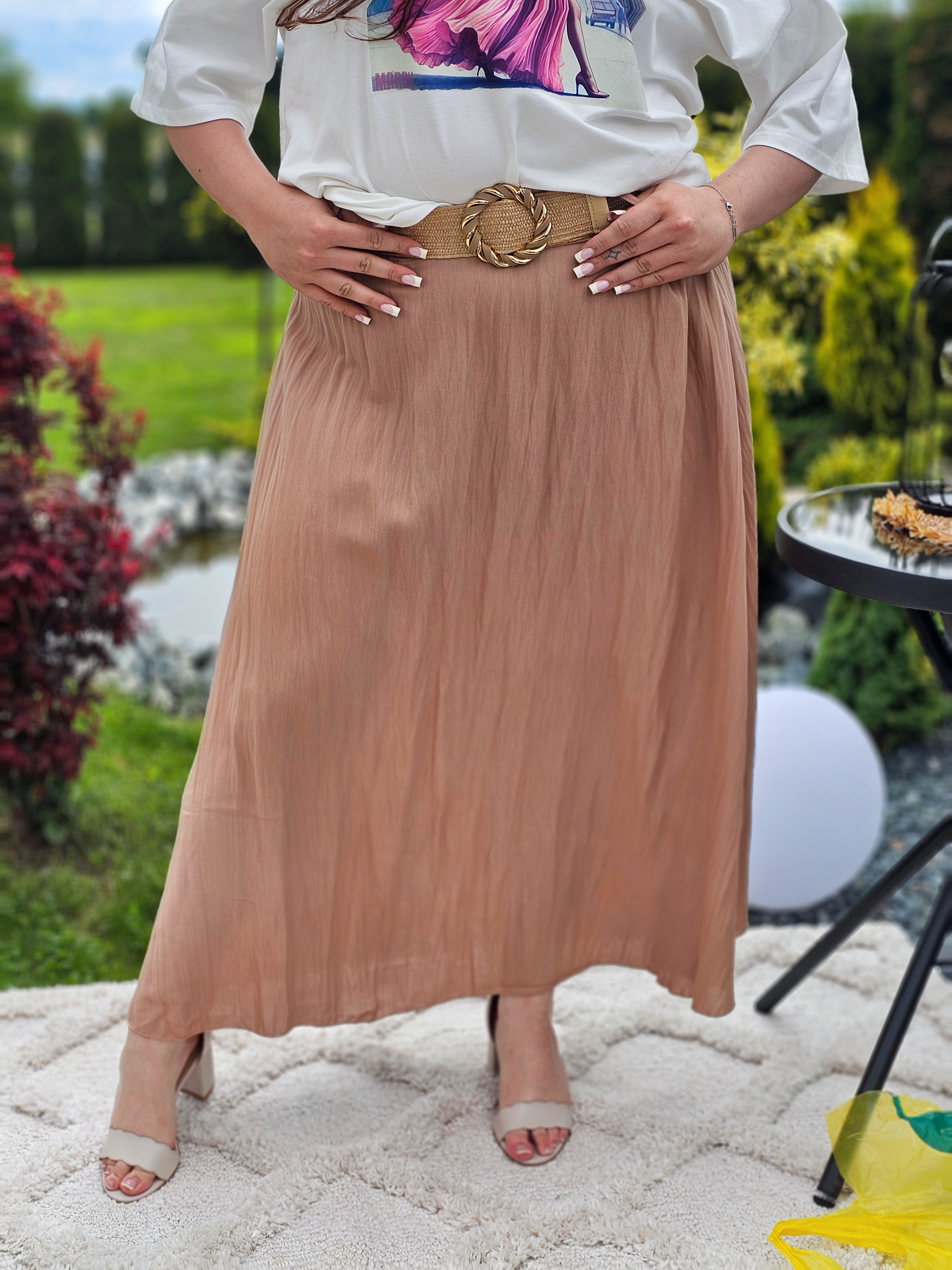 Elegancka i wygodna spódnica midi- kilka kolorów Stylowa XL