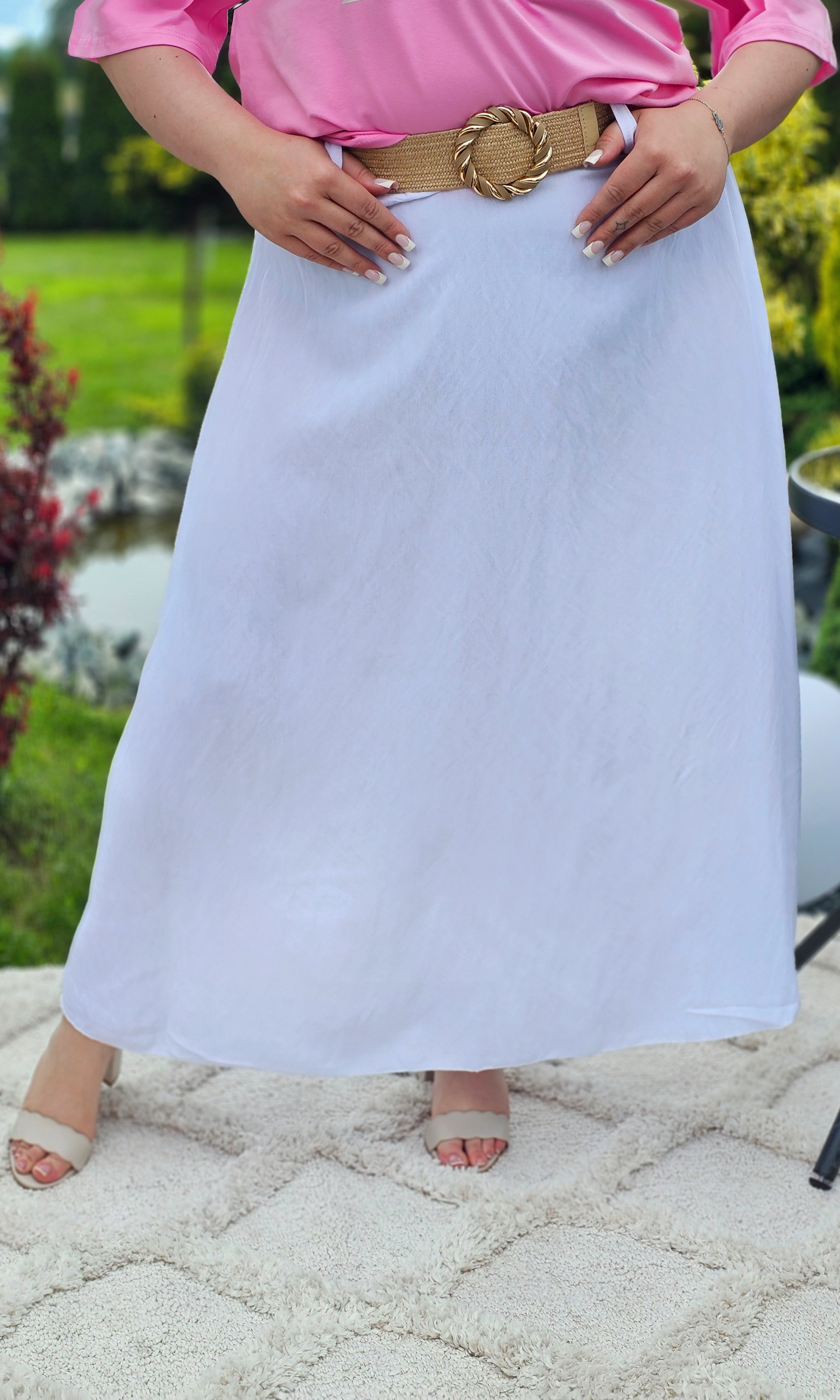 Elegancka i wygodna spódnica midi- kilka kolorów Stylowa XL