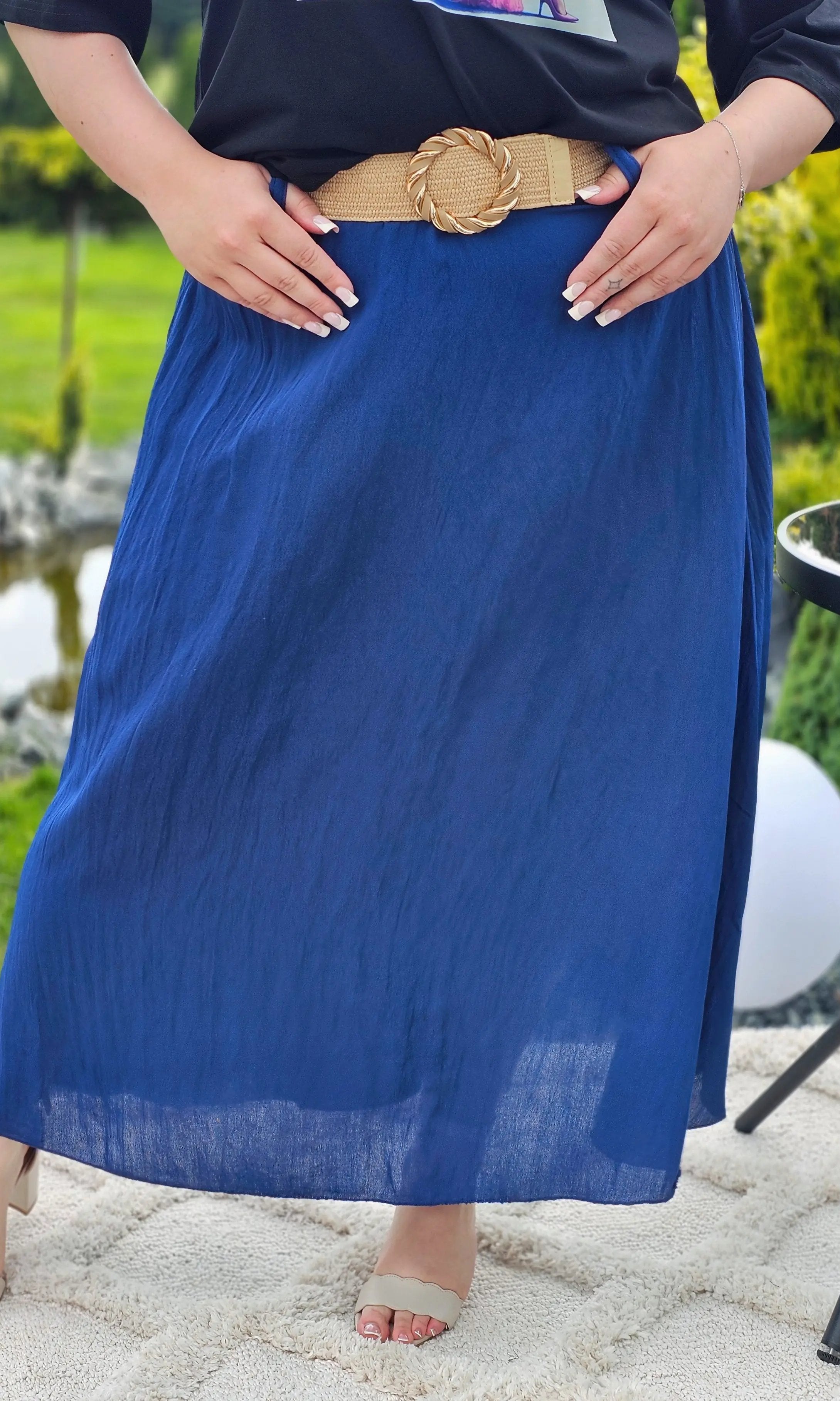 Elegancka i wygodna spódnica midi- kilka kolorów Stylowa XL