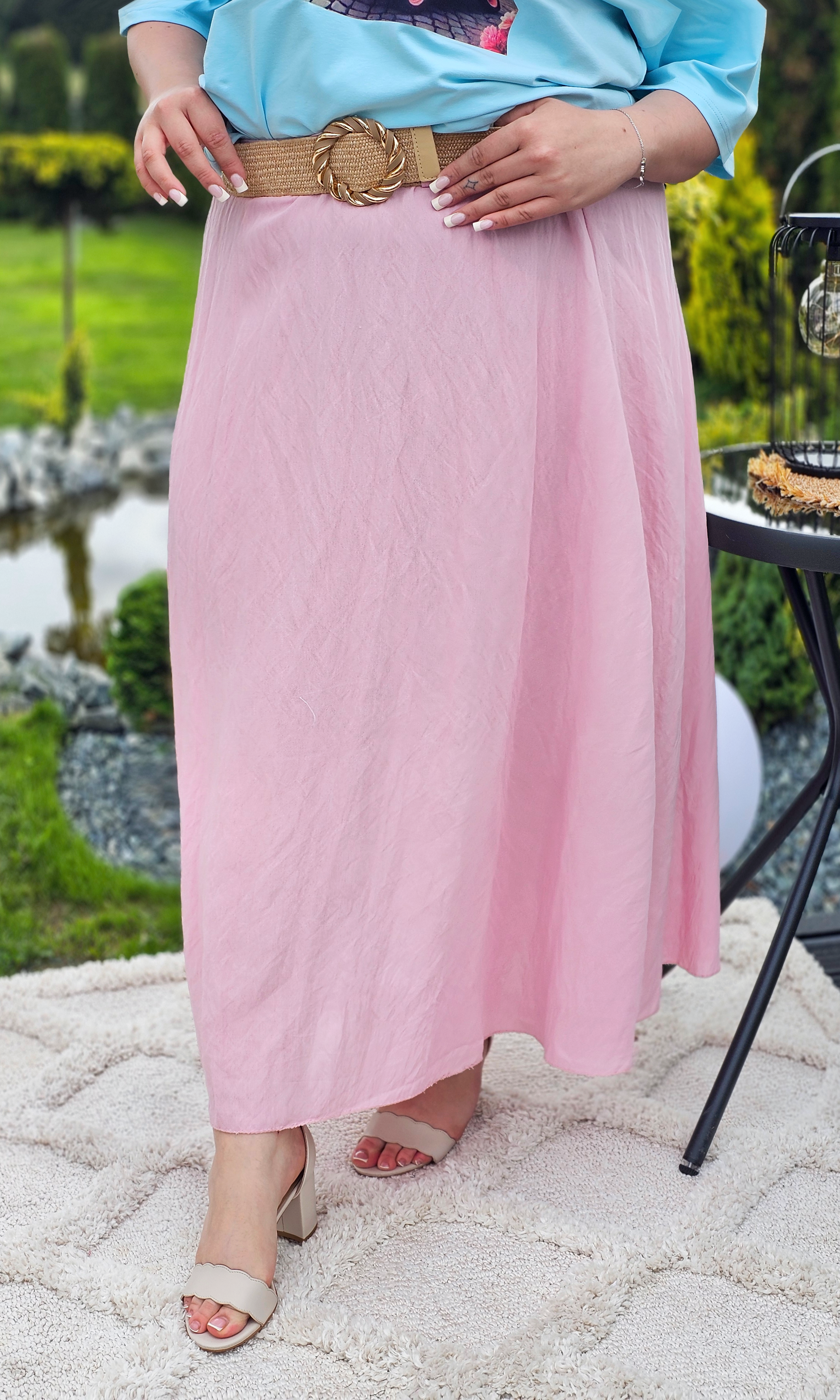 Elegancka i wygodna spódnica midi- kilka kolorów Stylowa XL