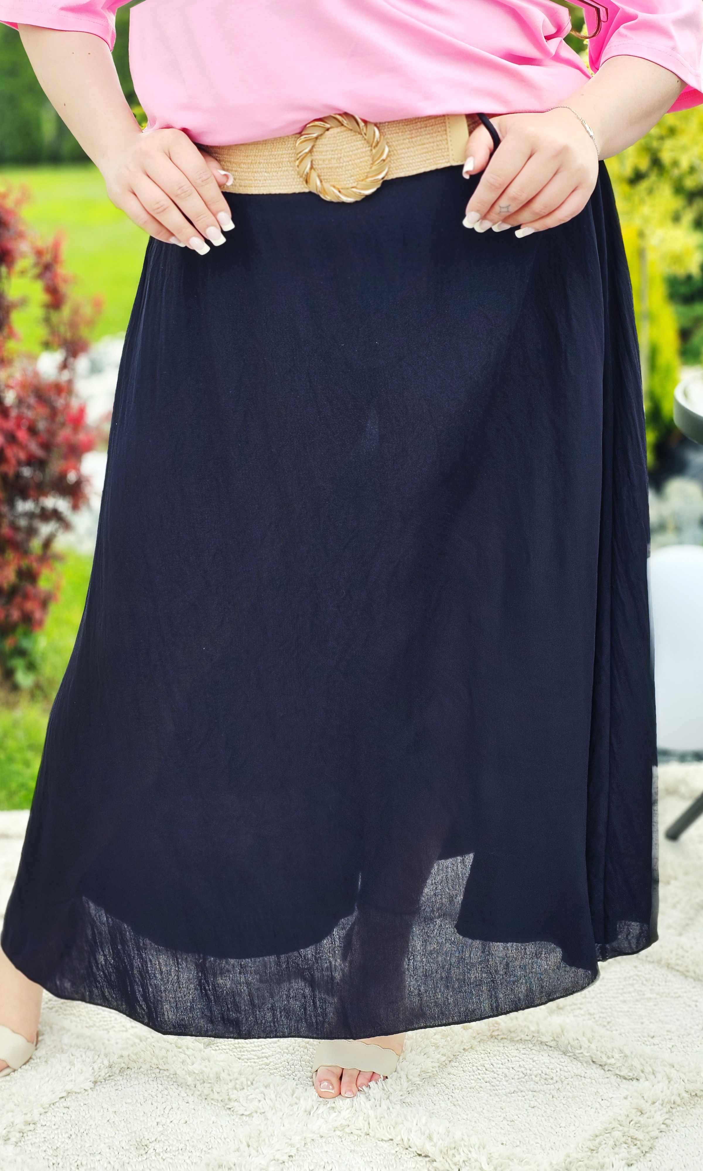 Elegancka i wygodna spódnica midi- kilka kolorów Stylowa XL