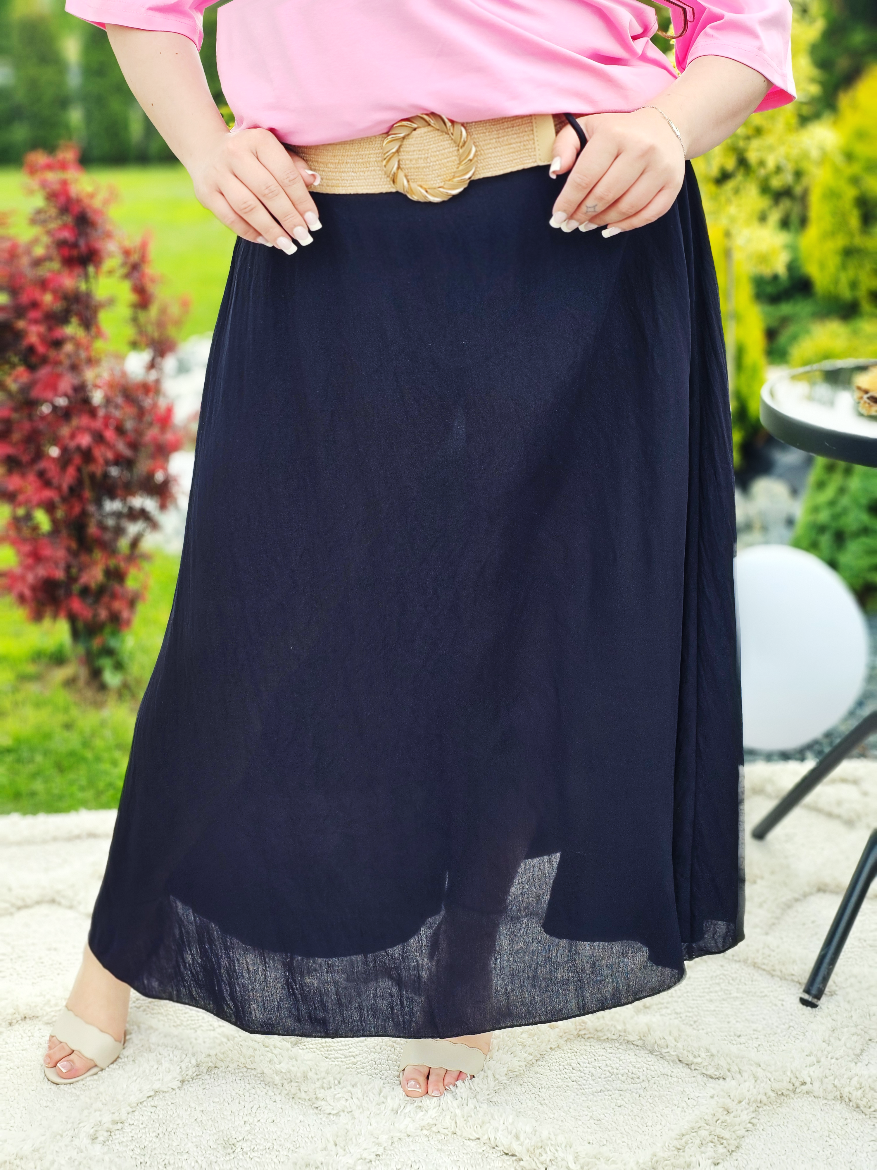 Elegancka i wygodna spódnica midi- kilka kolorów Stylowa XL