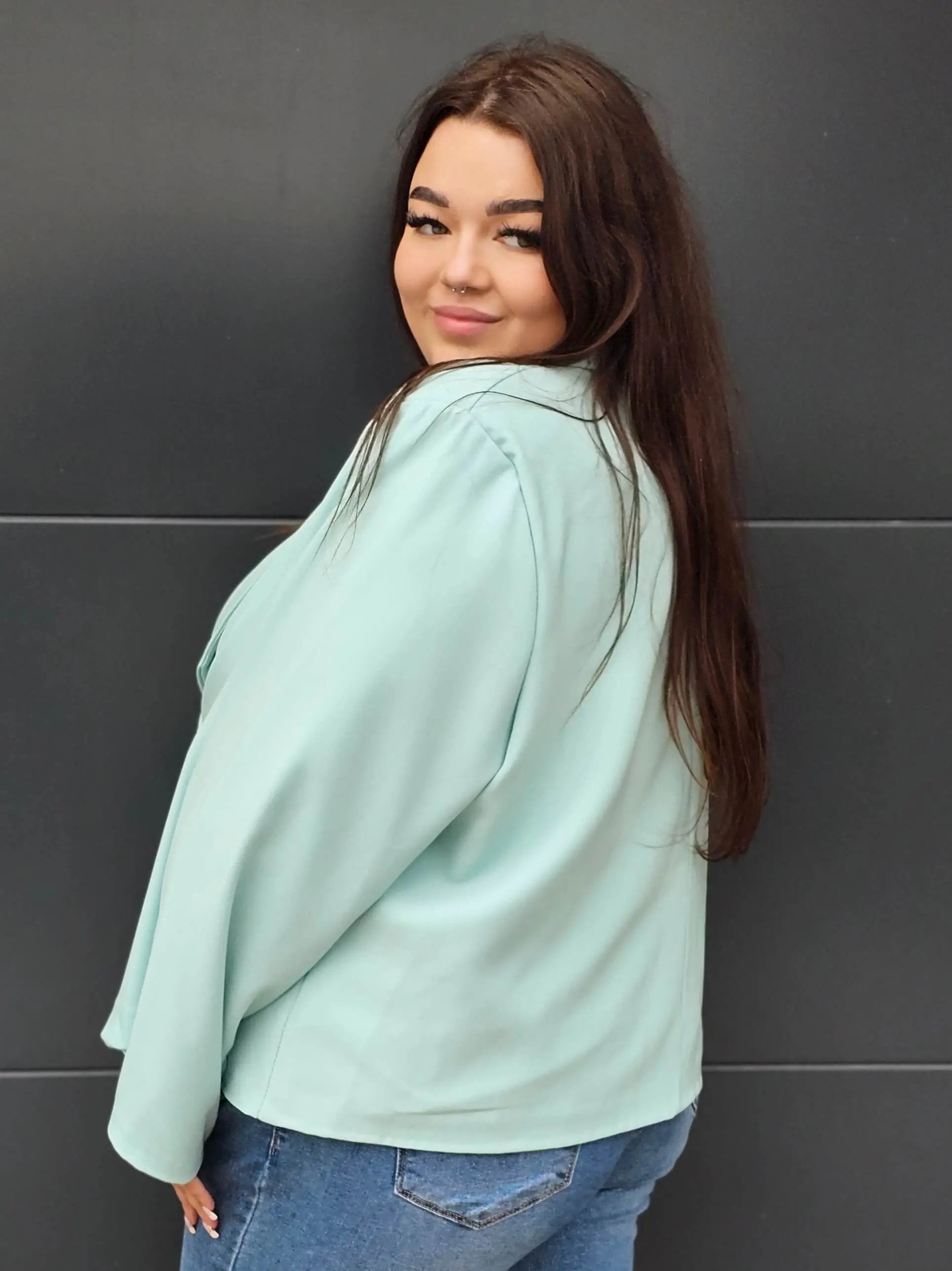 Elegancka marynarka plus size Stylowa XL