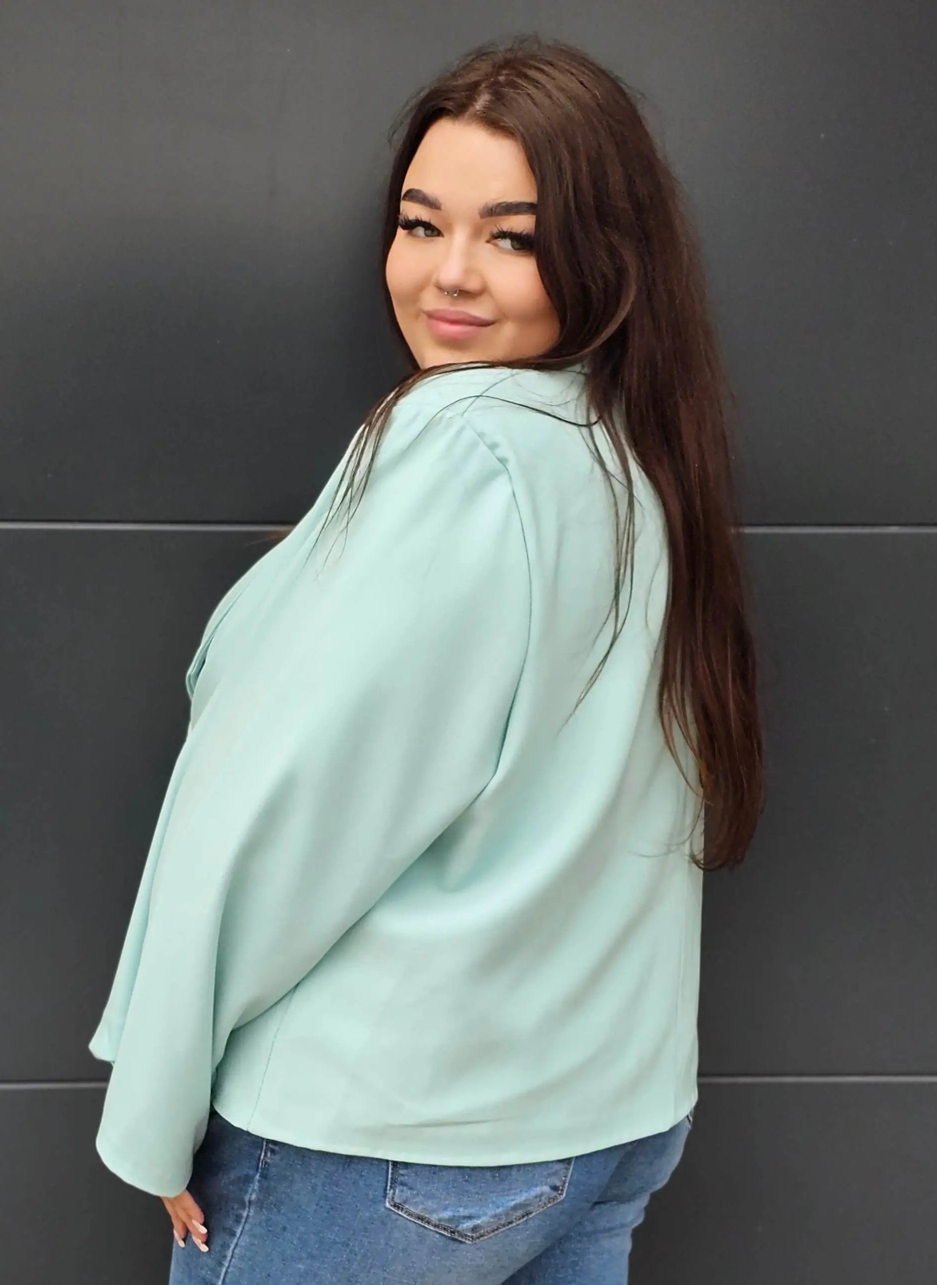 Elegancka marynarka plus size Stylowa XL