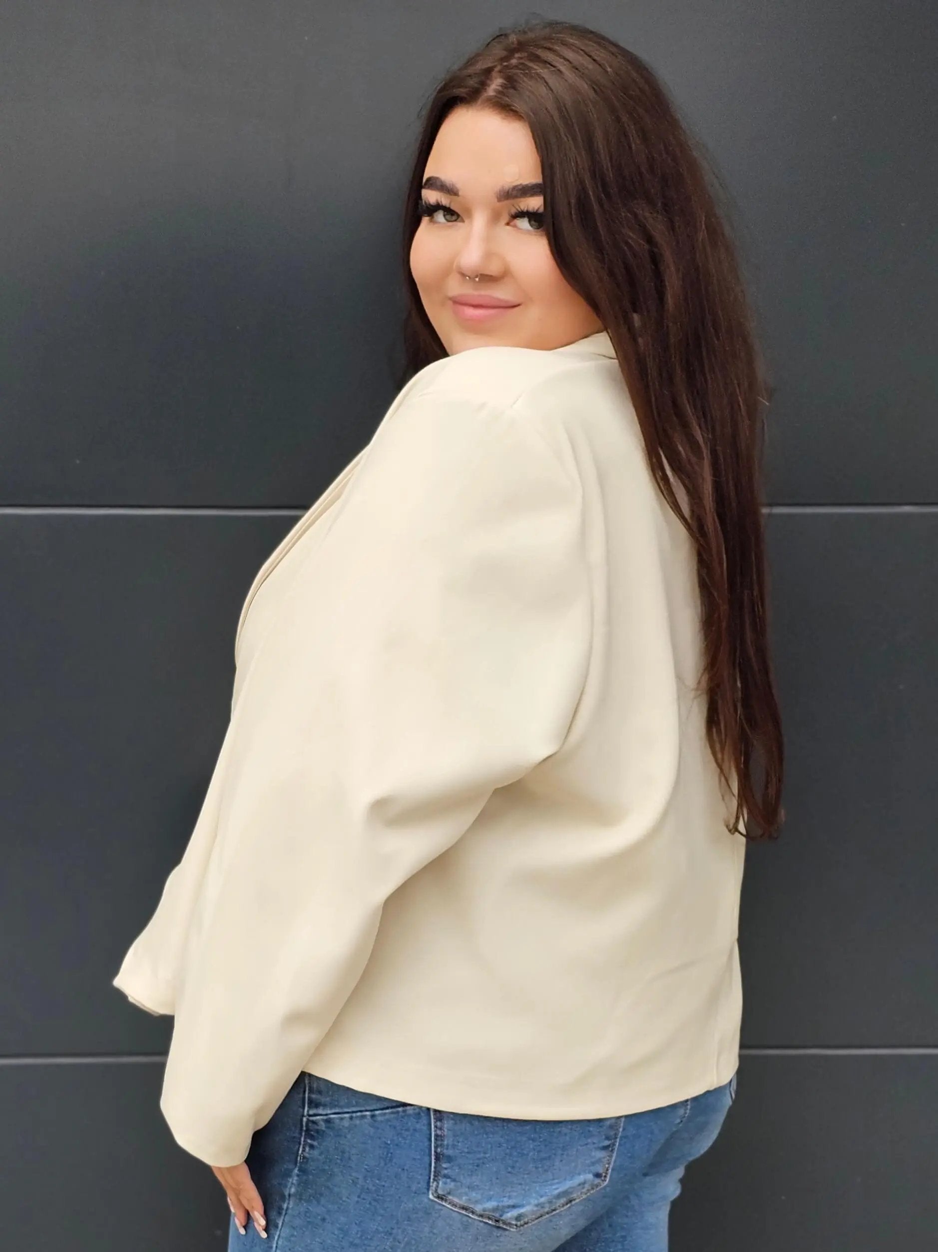 Elegancka marynarka plus size Stylowa XL