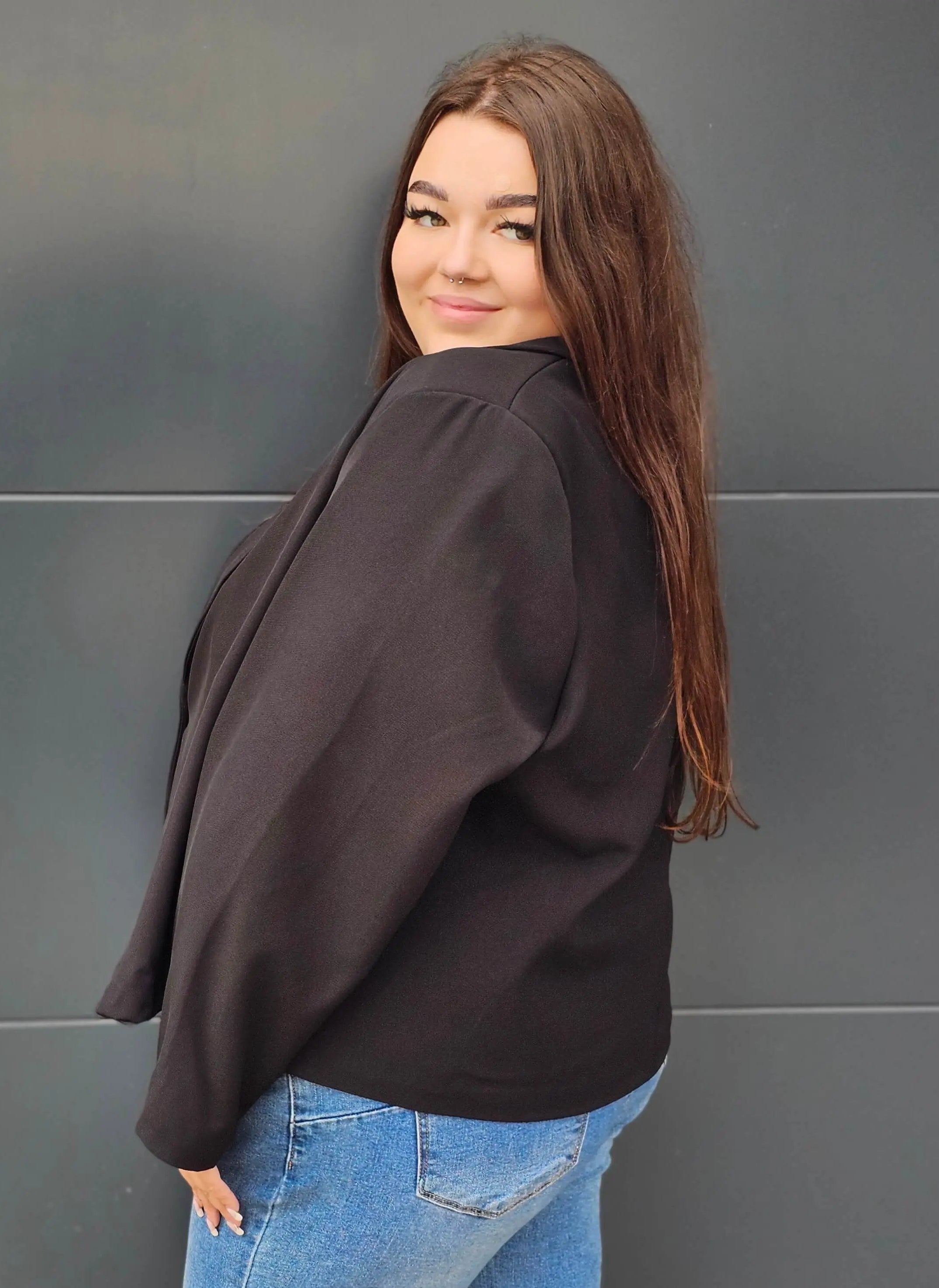 Elegancka marynarka plus size Stylowa XL