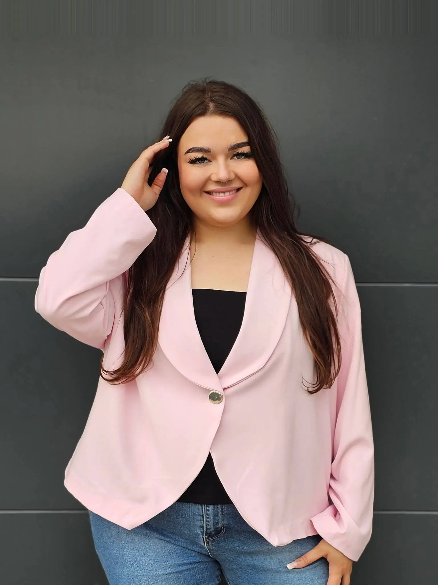 Elegancka marynarka plus size Stylowa XL