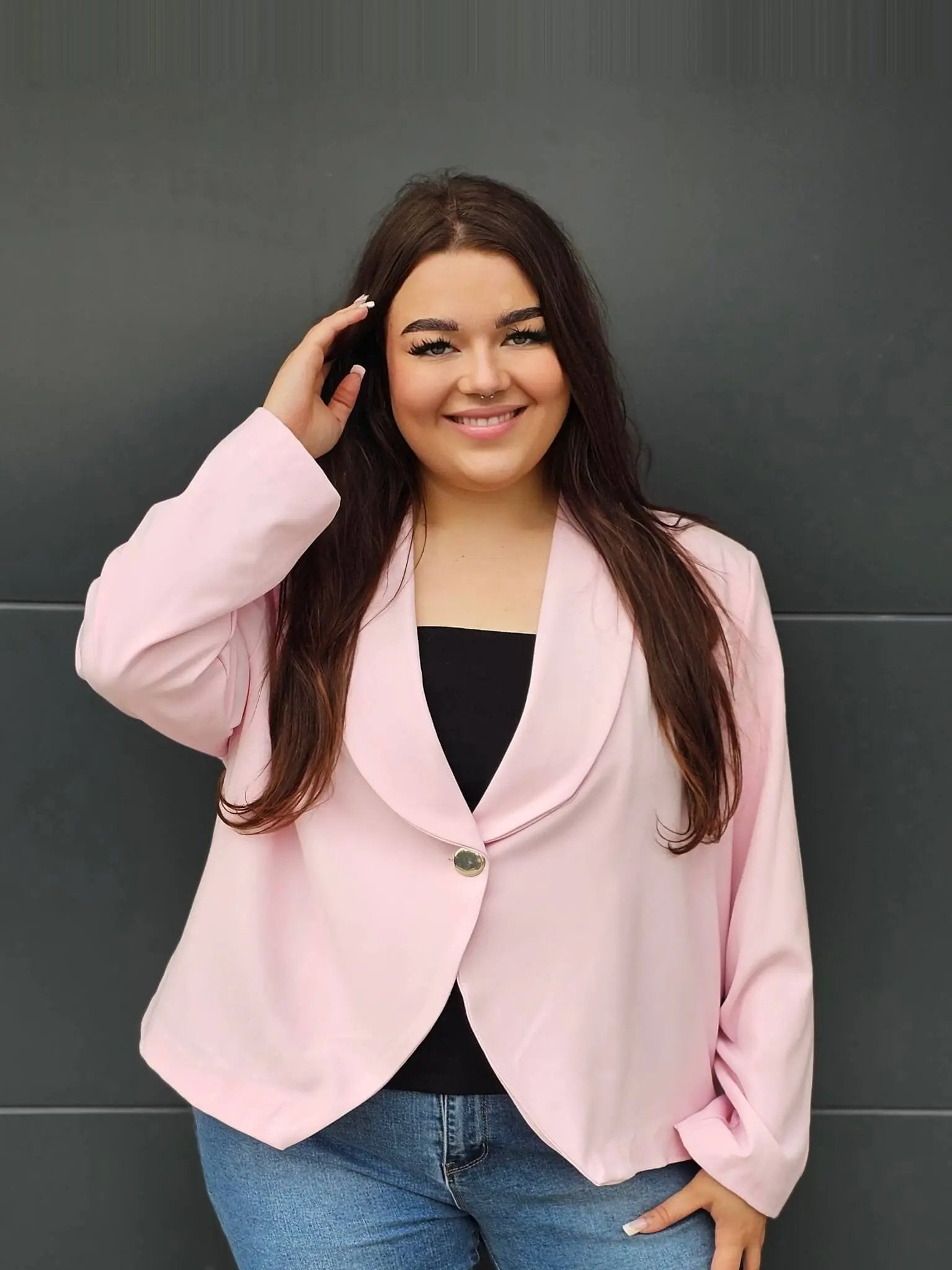 Elegancka marynarka plus size Stylowa XL