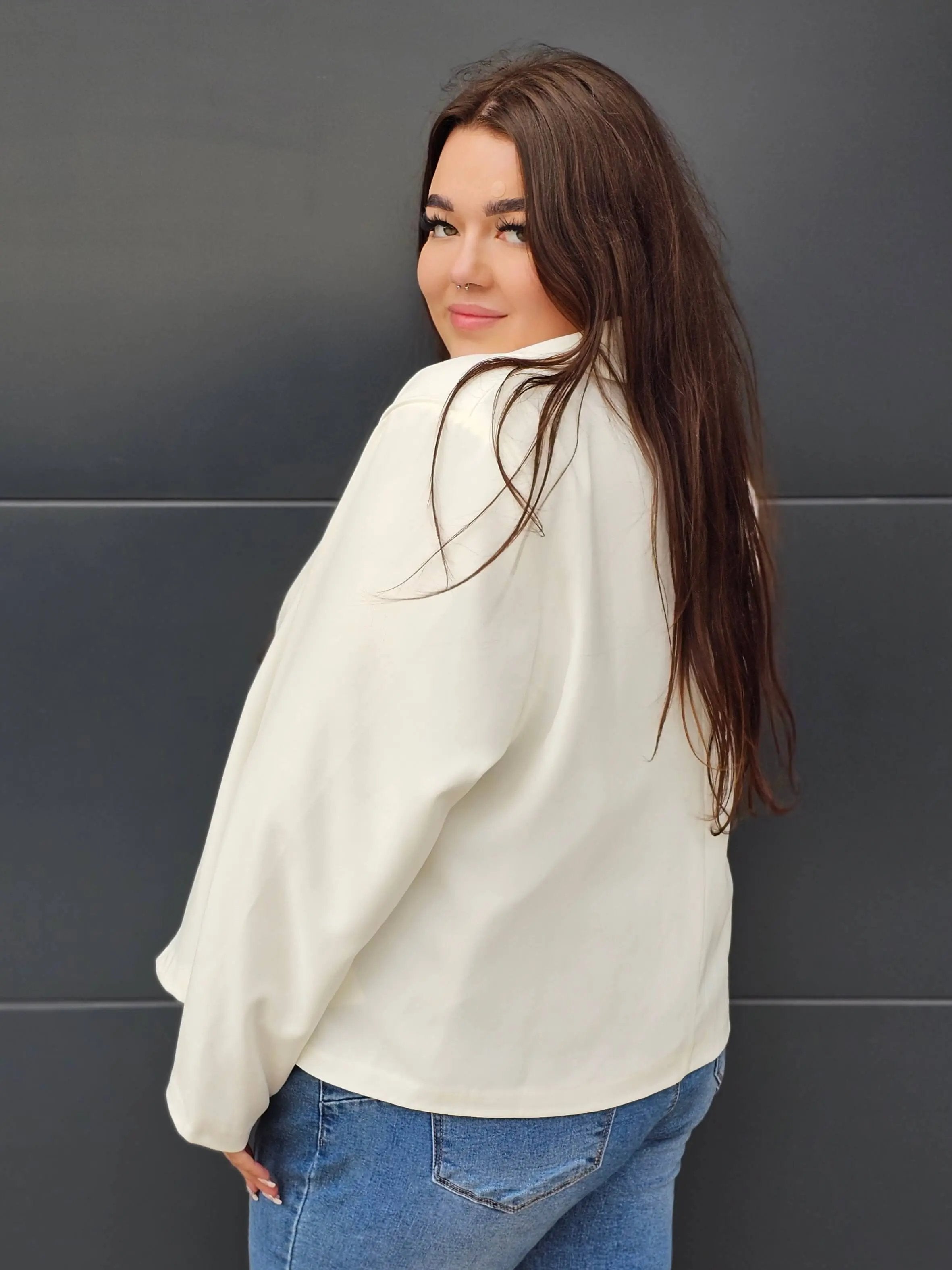 Elegancka marynarka plus size Stylowa XL