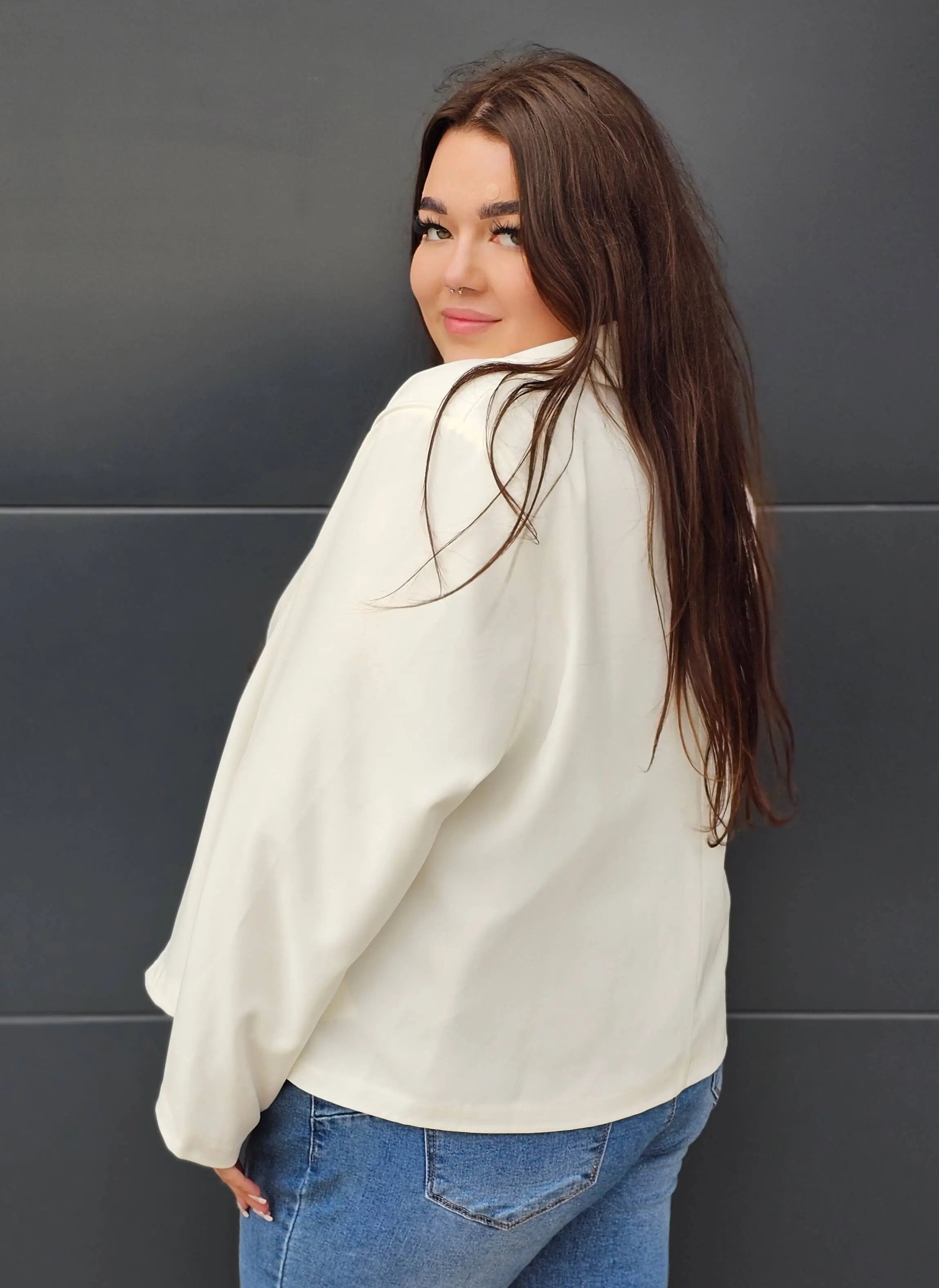 Elegancka marynarka plus size Stylowa XL