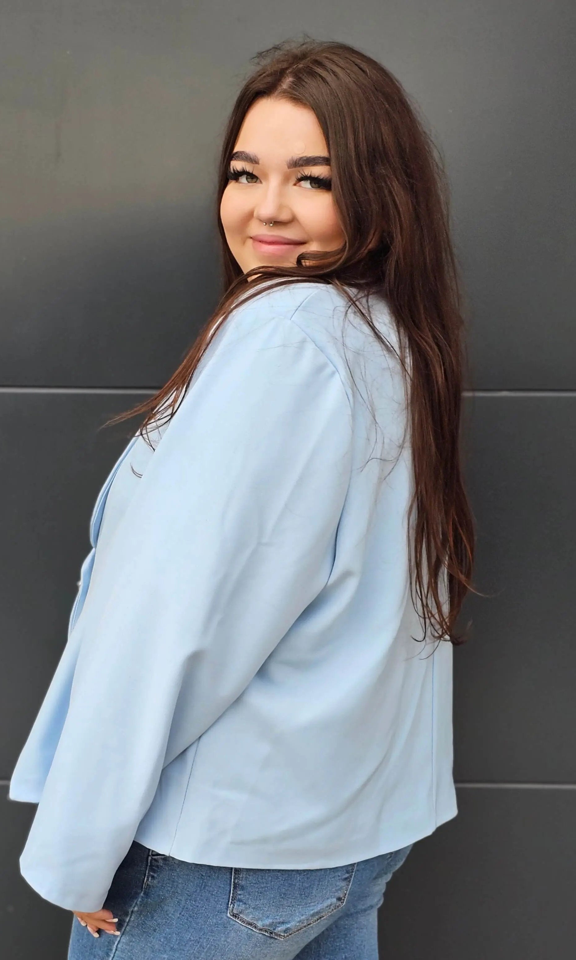 Elegancka marynarka plus size Stylowa XL