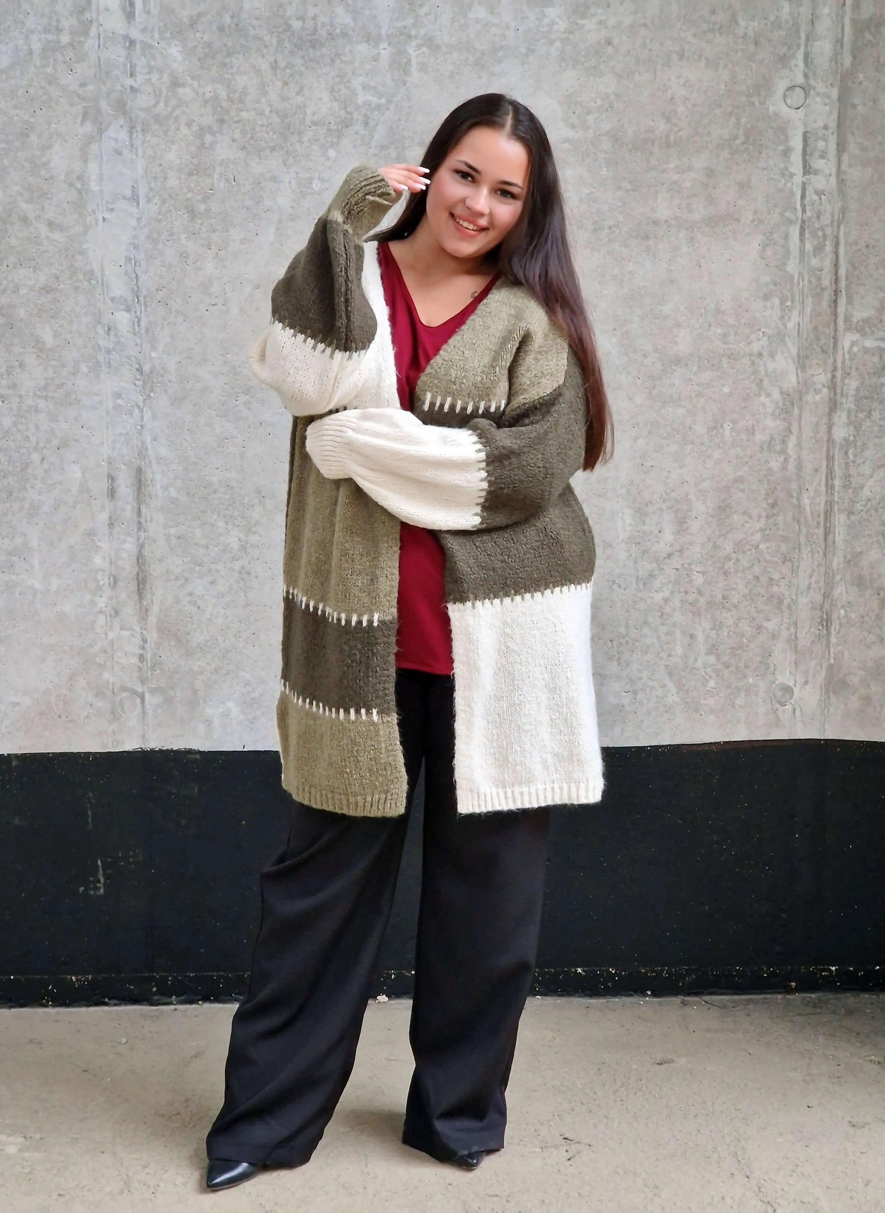 Kardigan oversize plus size Stylowa XL