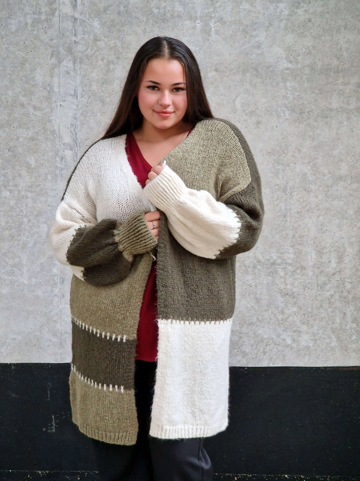 Kardigan oversize plus size Stylowa XL