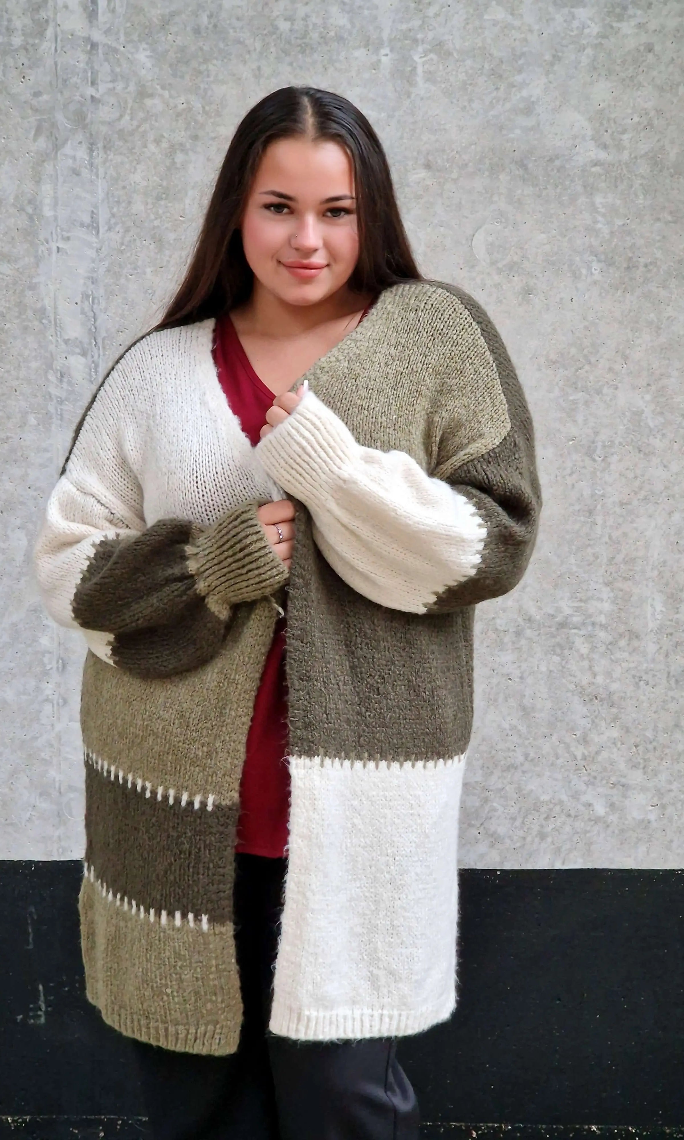 Kardigan oversize plus size Stylowa XL