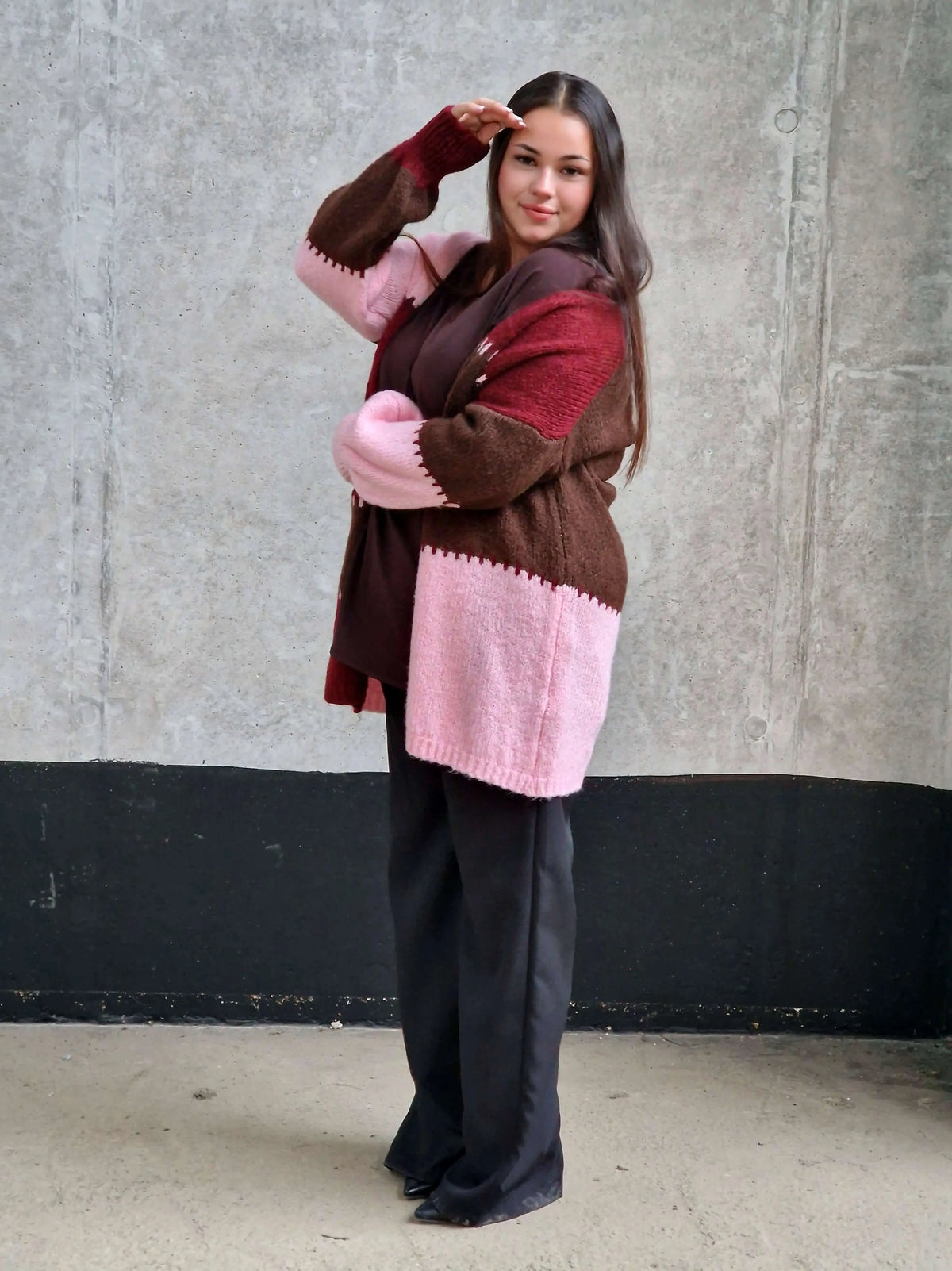 Kardigan oversize plus size Stylowa XL