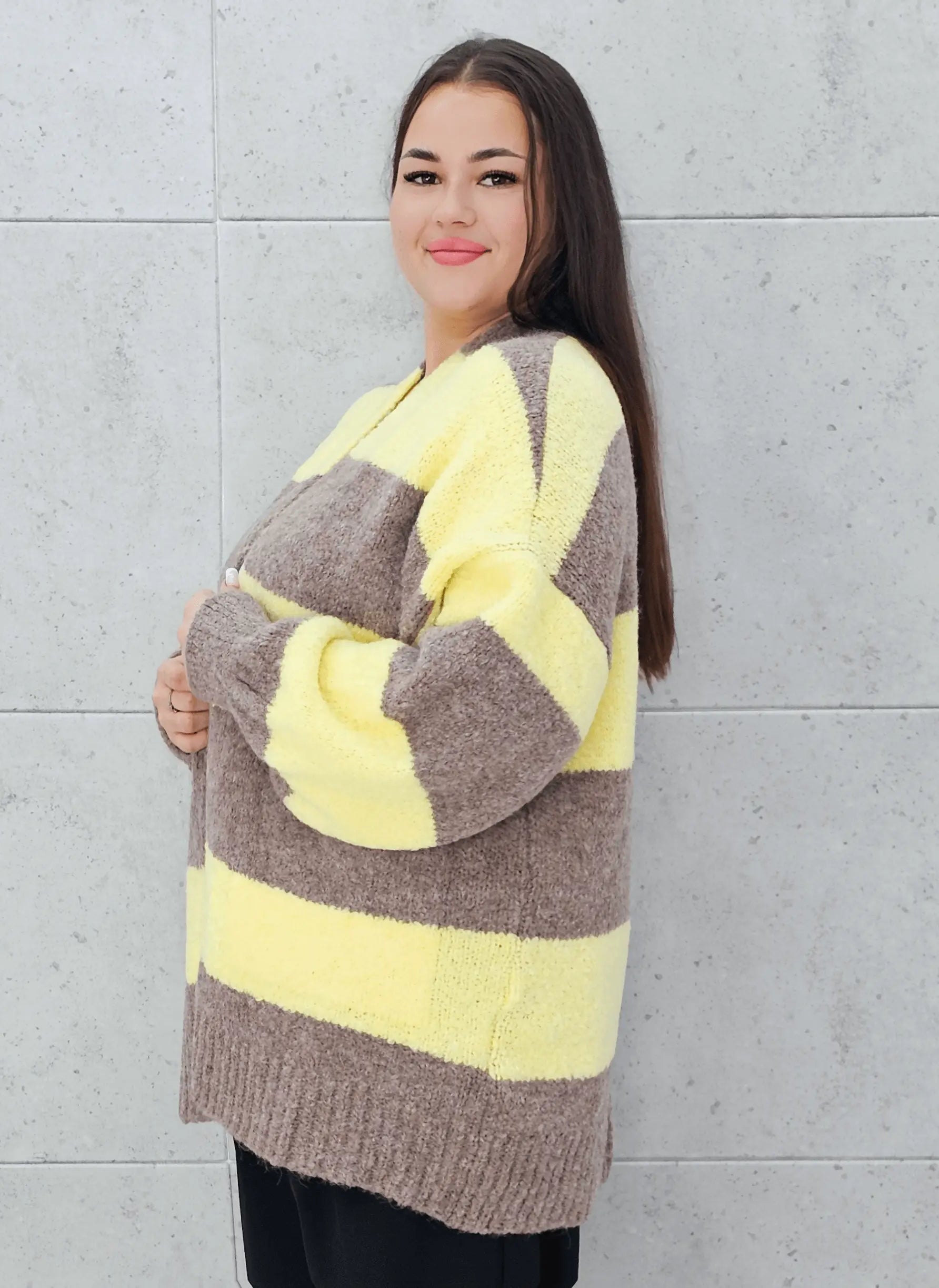 Kardigan w pasy plus size – modny, wygodny i stylowy wybór dla kobiet Stylowa XL