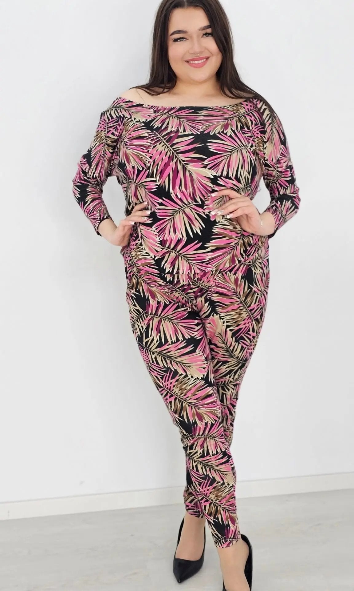 Kombinezon z wzorem po całości Stylowa XL