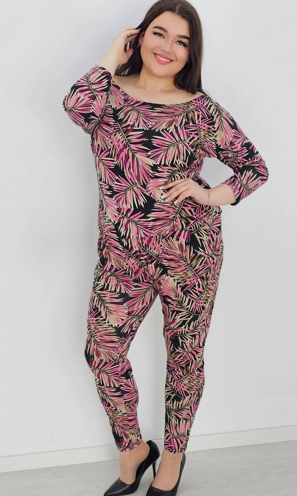 Kombinezon z wzorem po całości Stylowa XL