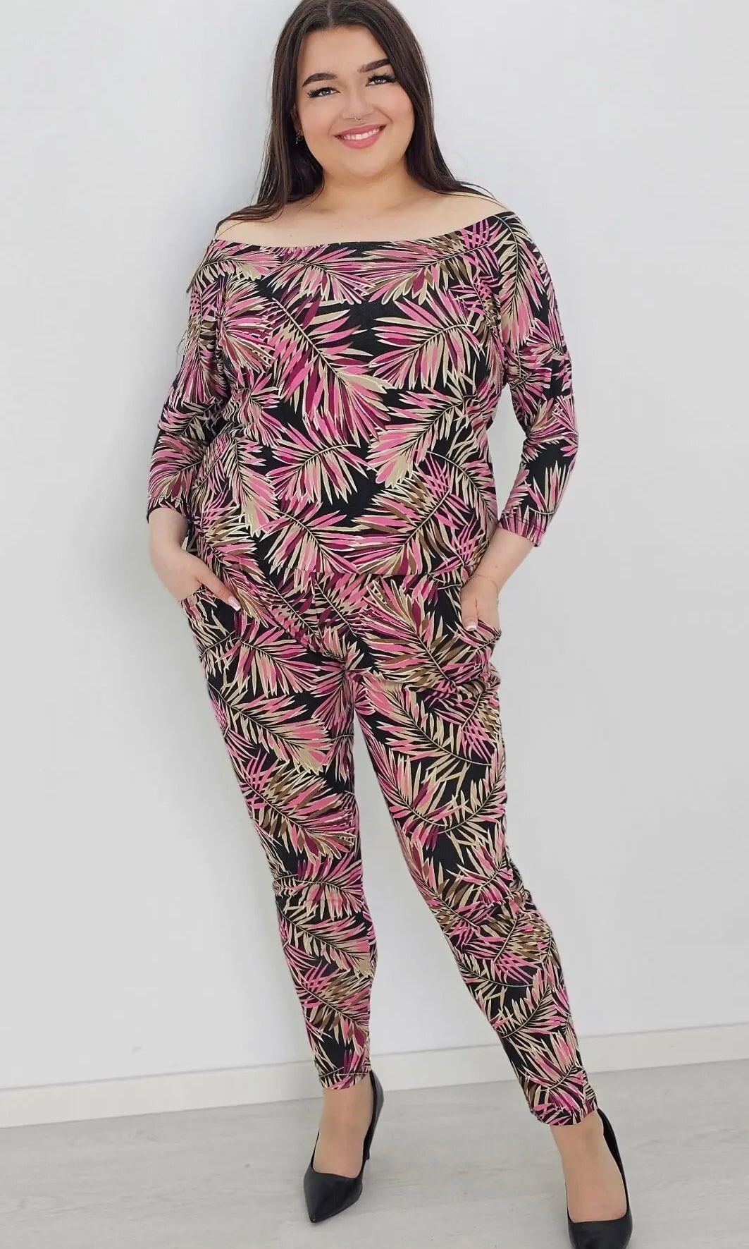 Kombinezon z wzorem po całości Stylowa XL