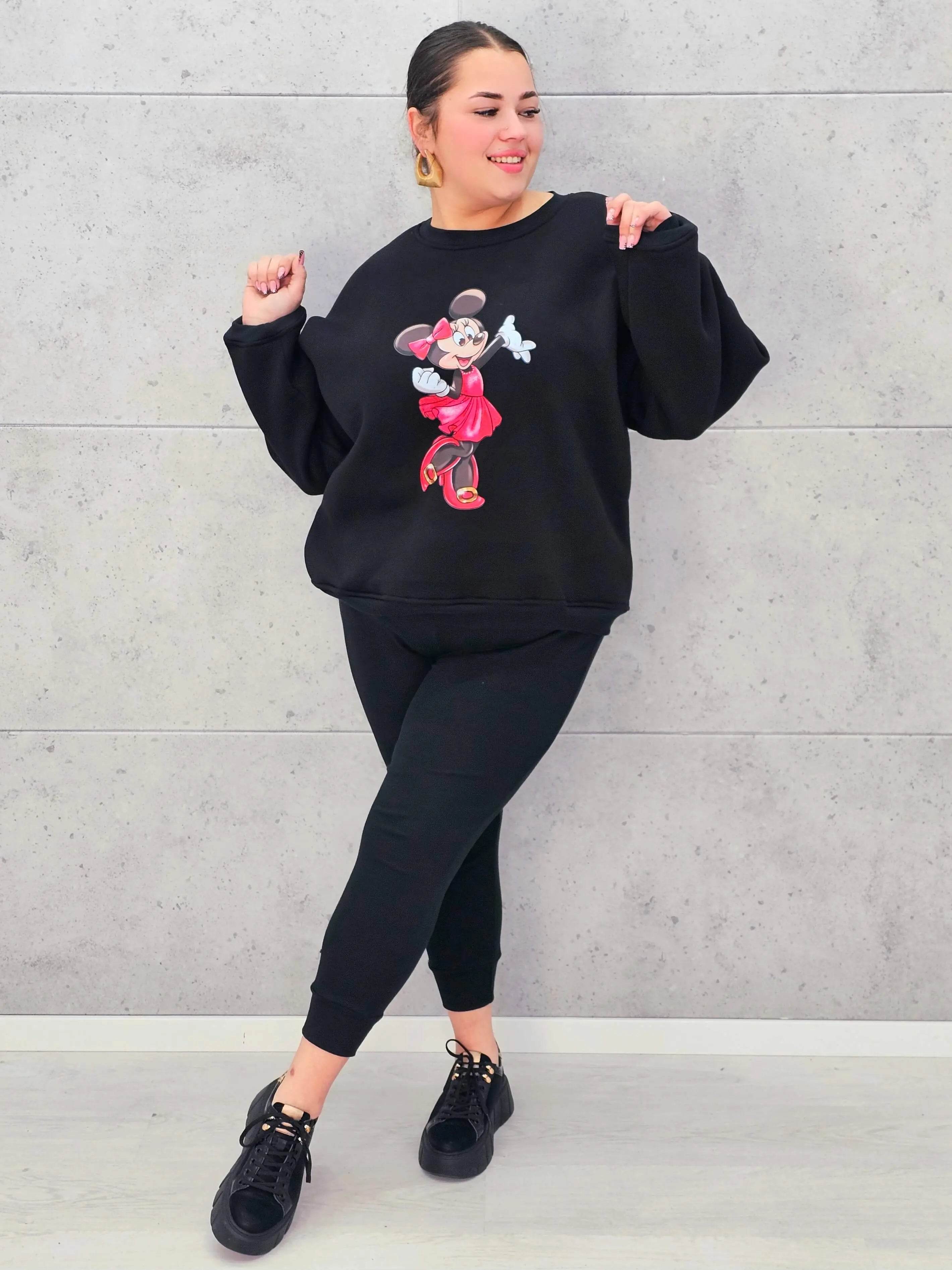 Komplet dresowy plus size z Minnie Stylowa XL
